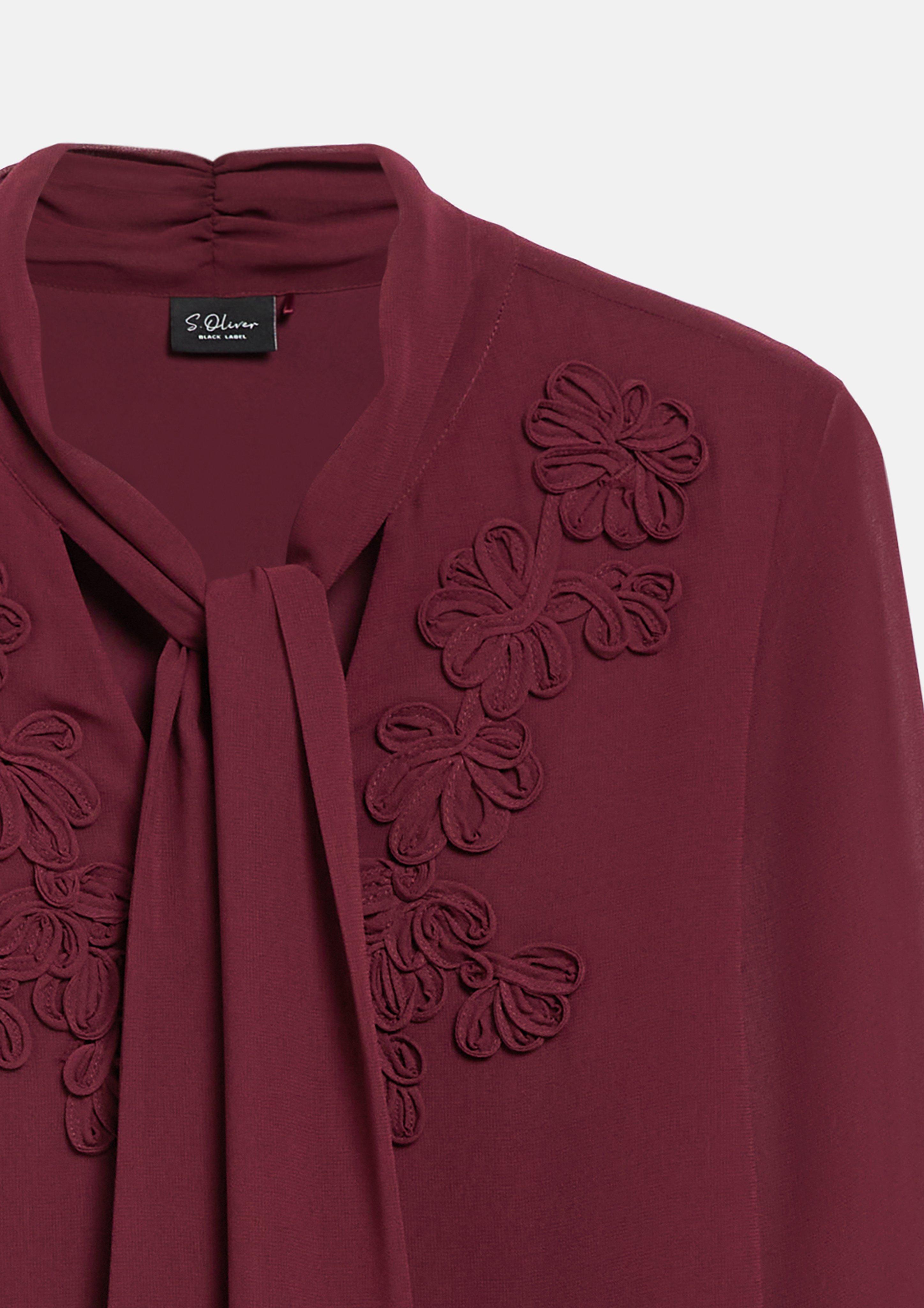 s.Oliver Black Label Bluse - Bordeaux