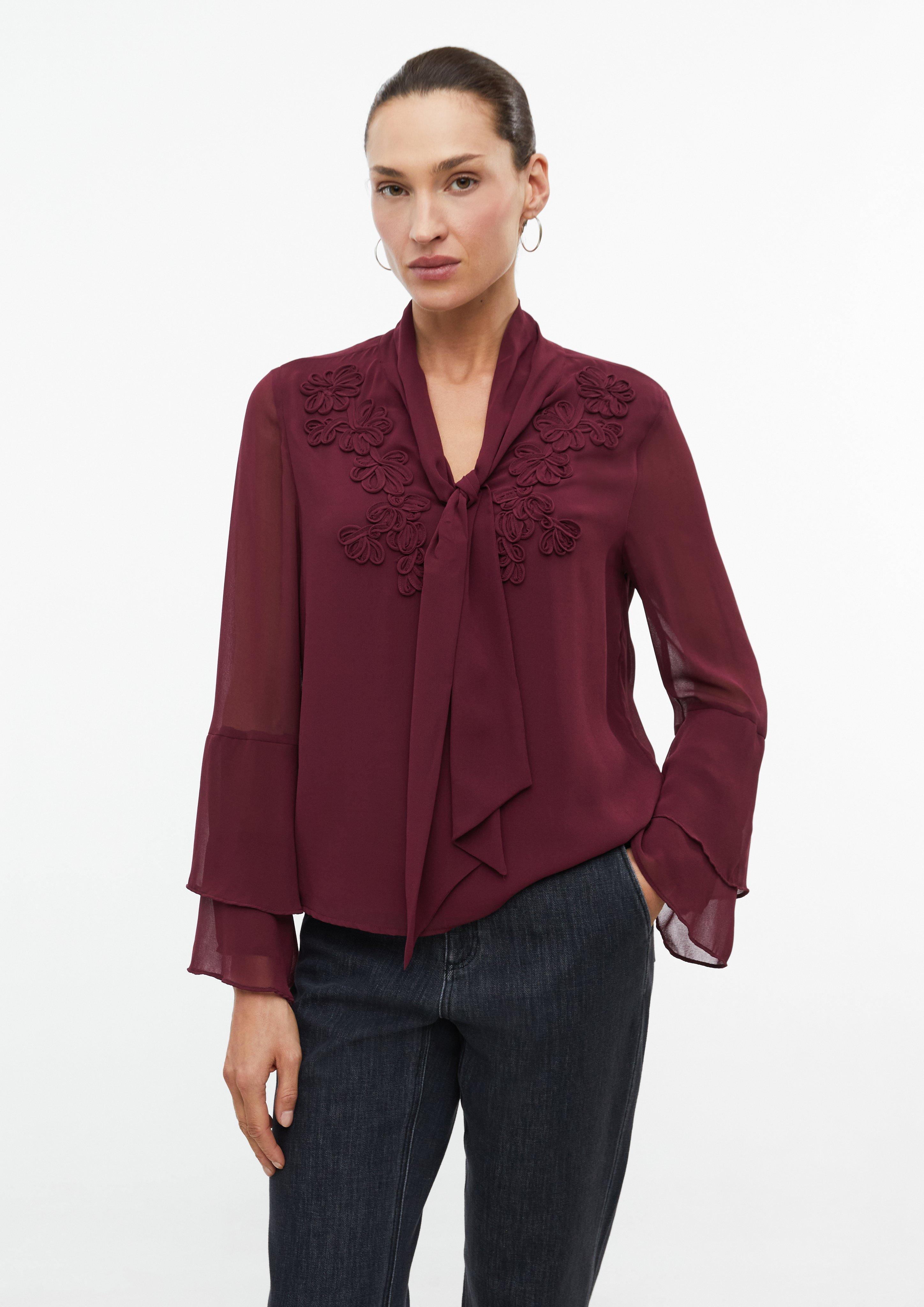 Bluse in Farbe bordeaux von s.Oliver BLACK LABEL