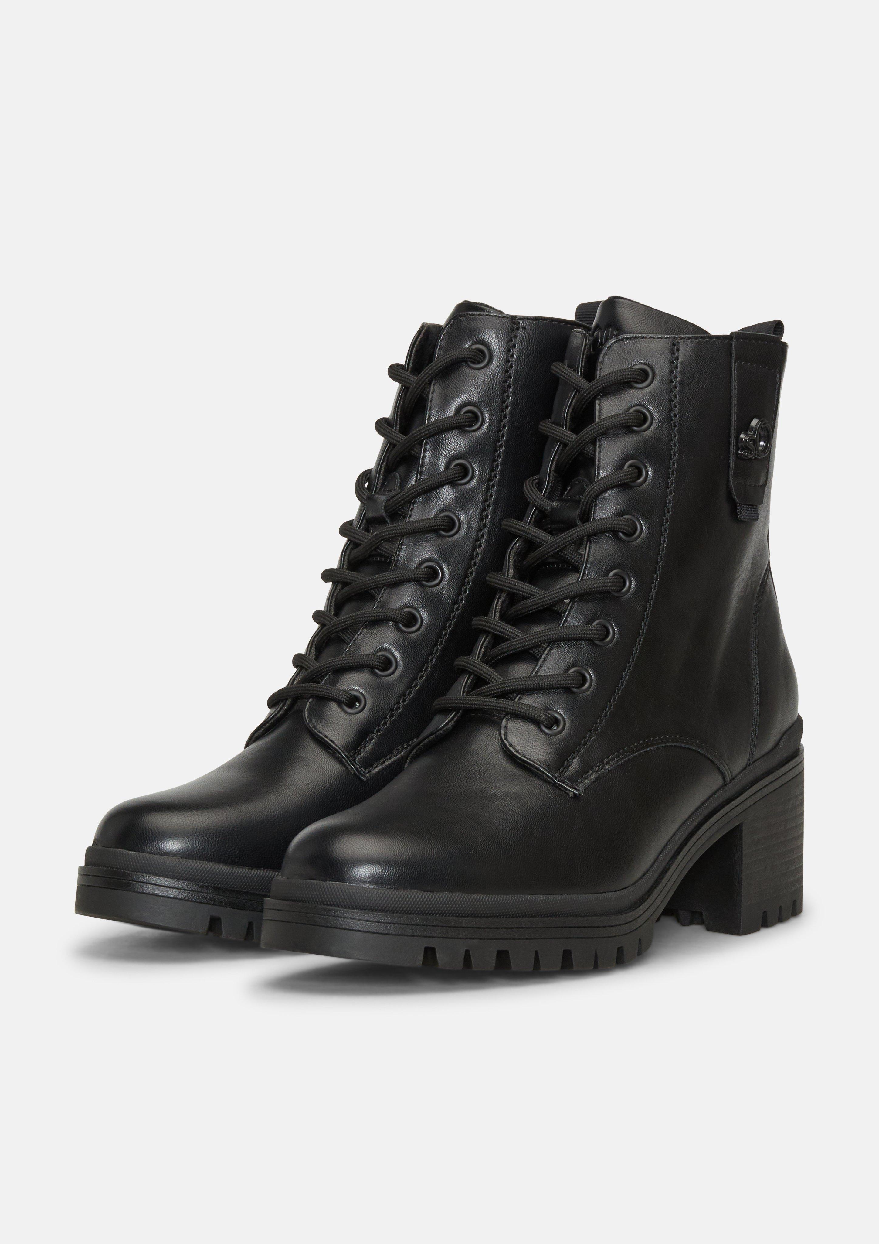 Women Ankle boots in black by s.Oliver