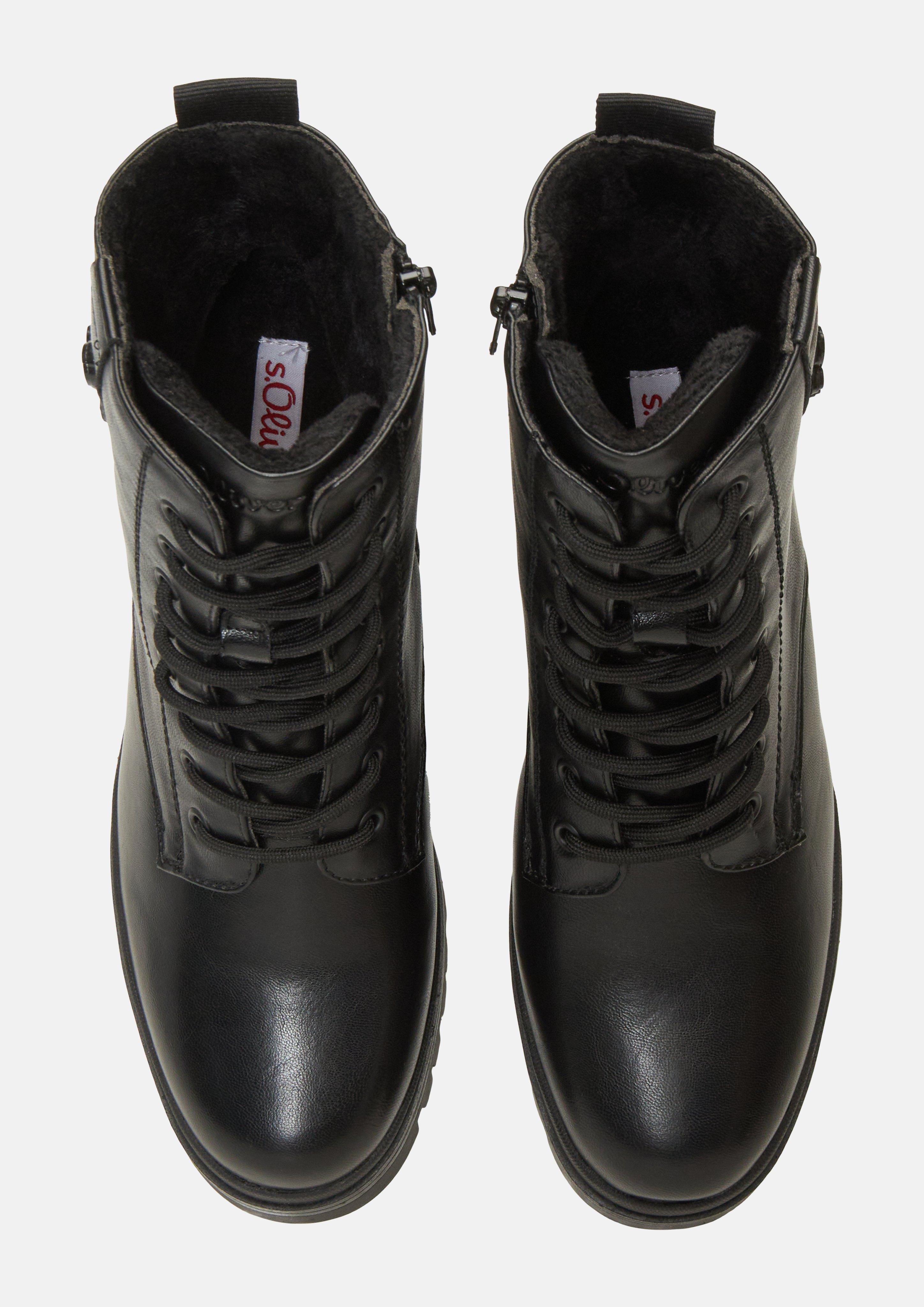 Women Ankle boots in black by s.Oliver