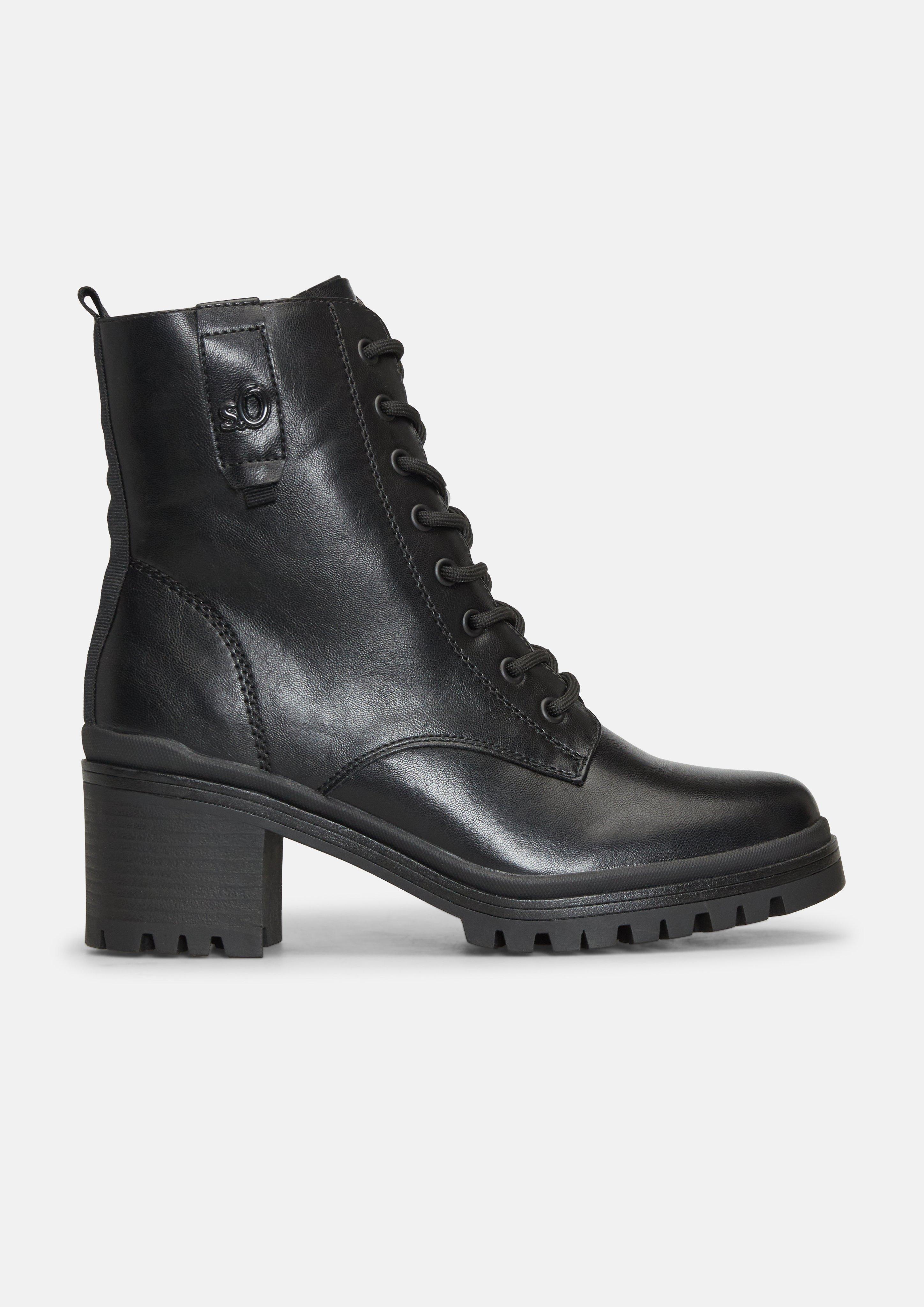 Ankle boots in black by s.Oliver