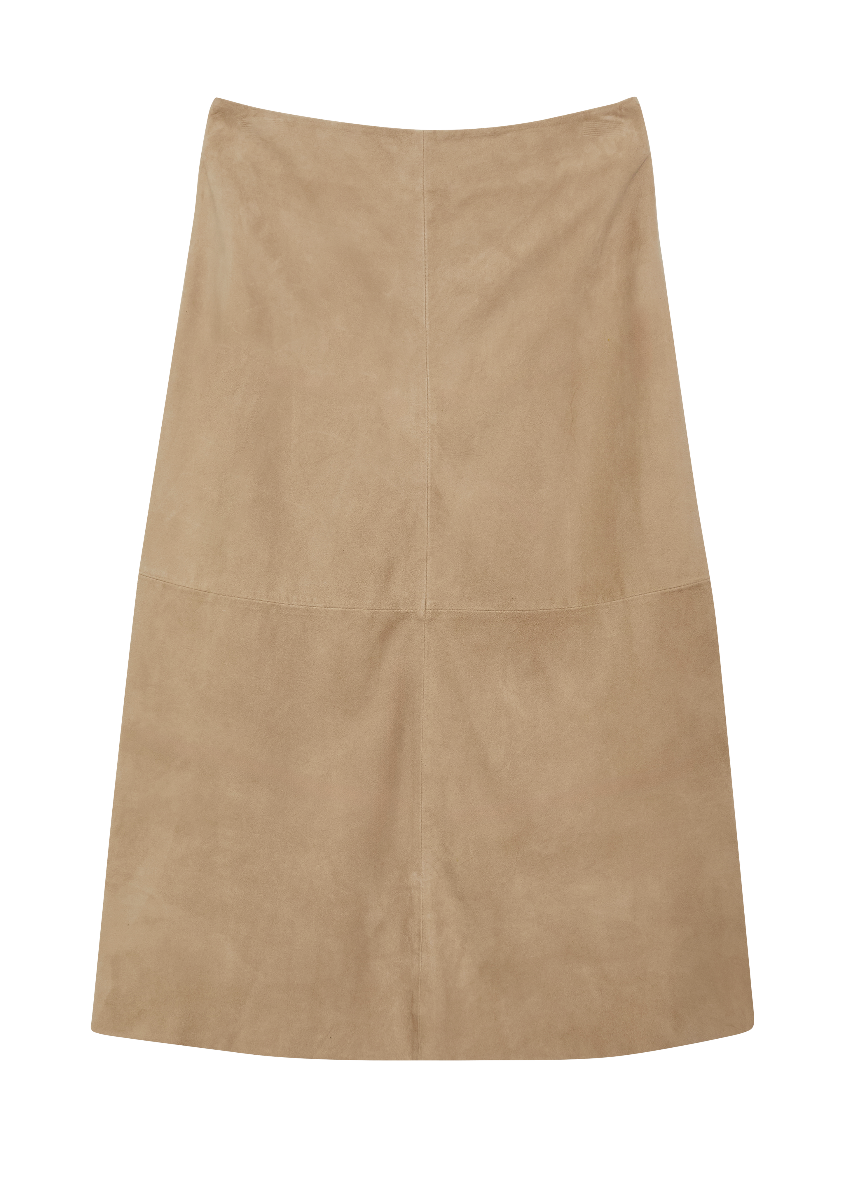 Midirok van suède