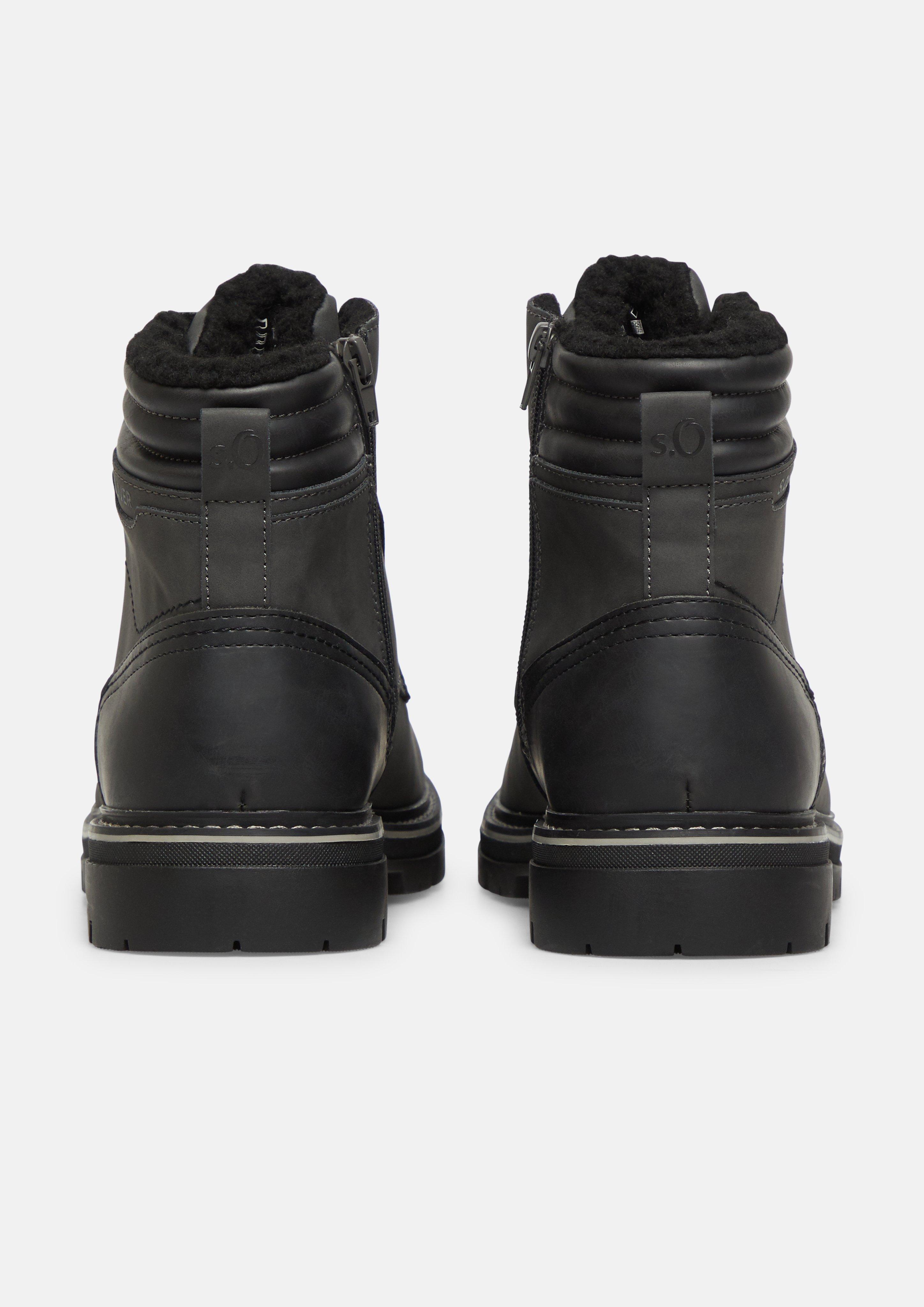 Hommes Bottes en gris de s.Oliver