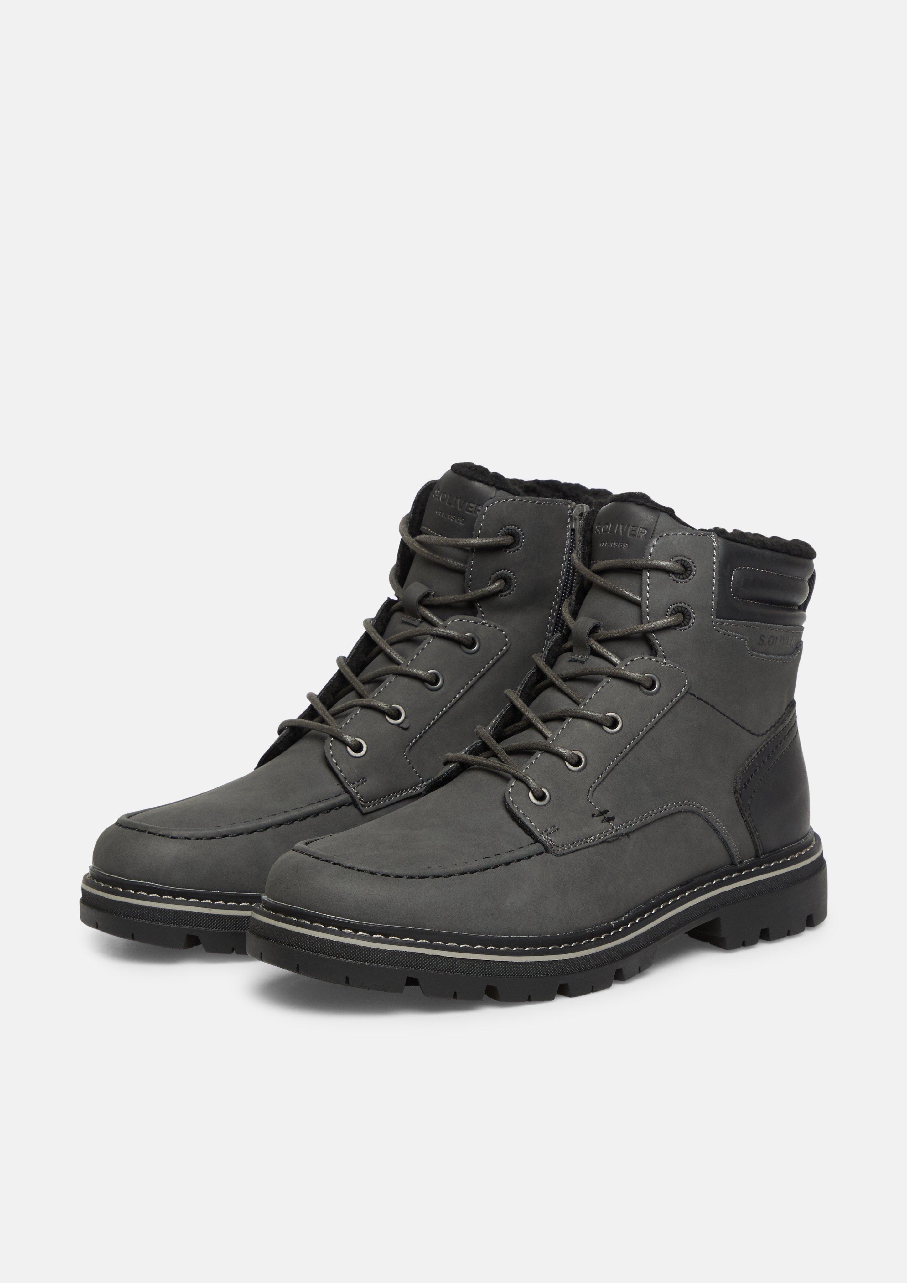 Hommes Bottes en gris de s.Oliver