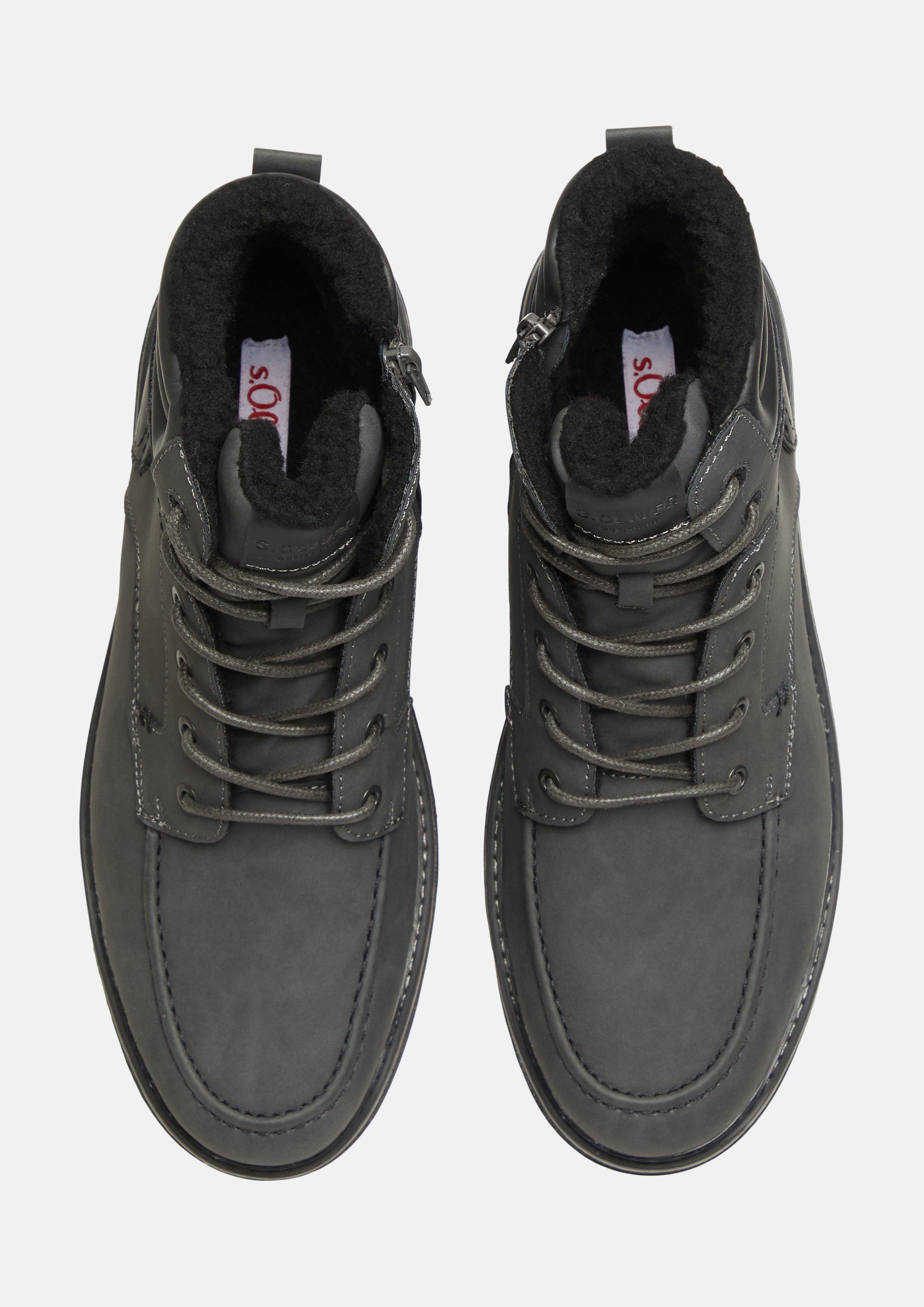 Hommes Bottes en gris de s.Oliver
