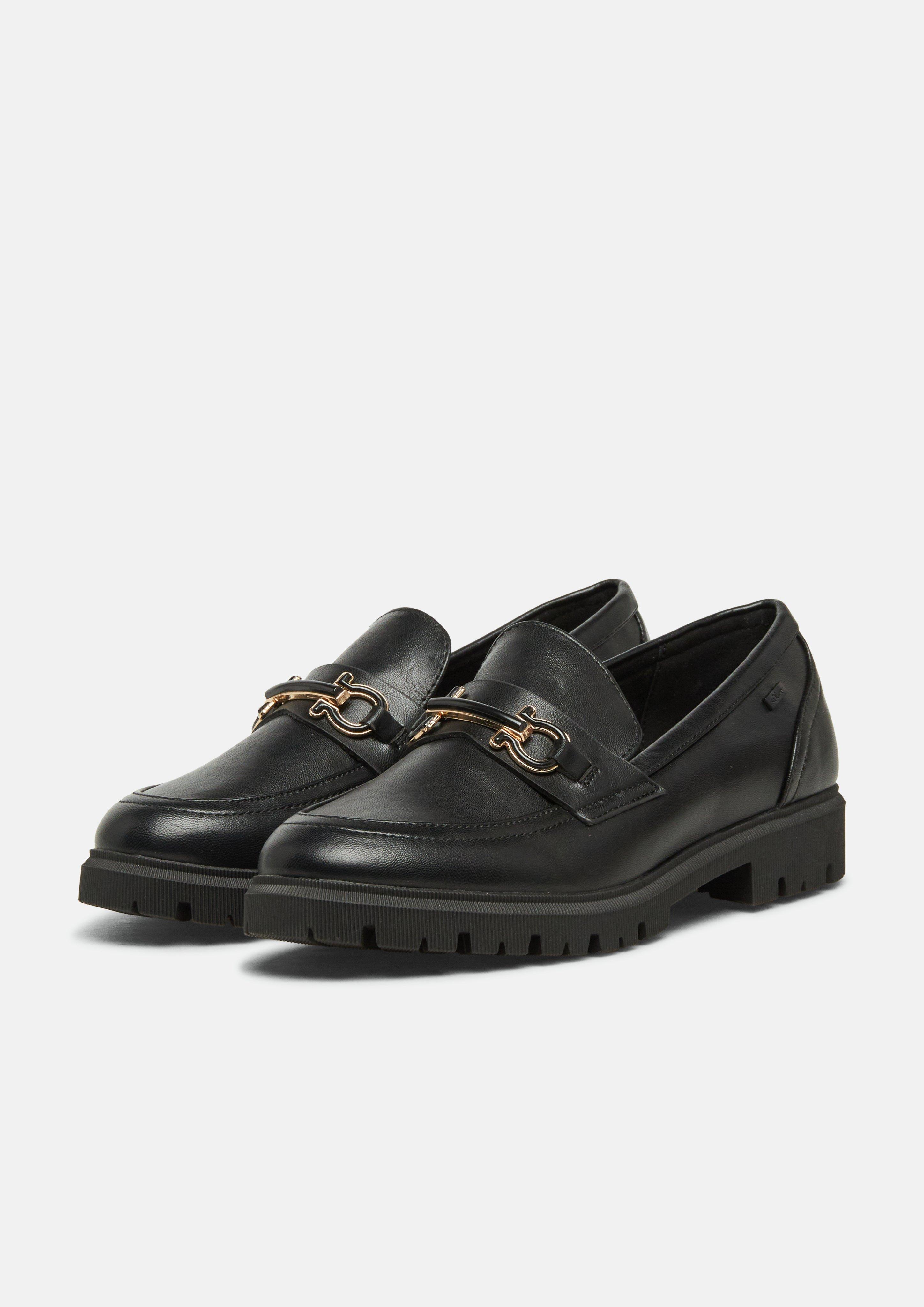 Femmes loafer en noir de s.Oliver
