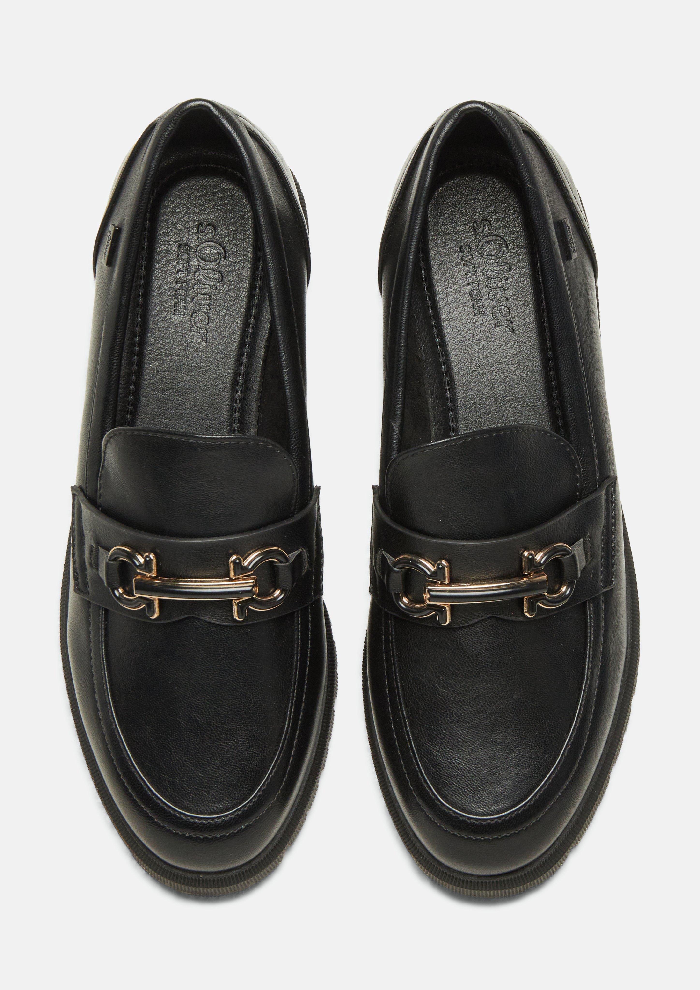 Femmes loafer en noir de s.Oliver