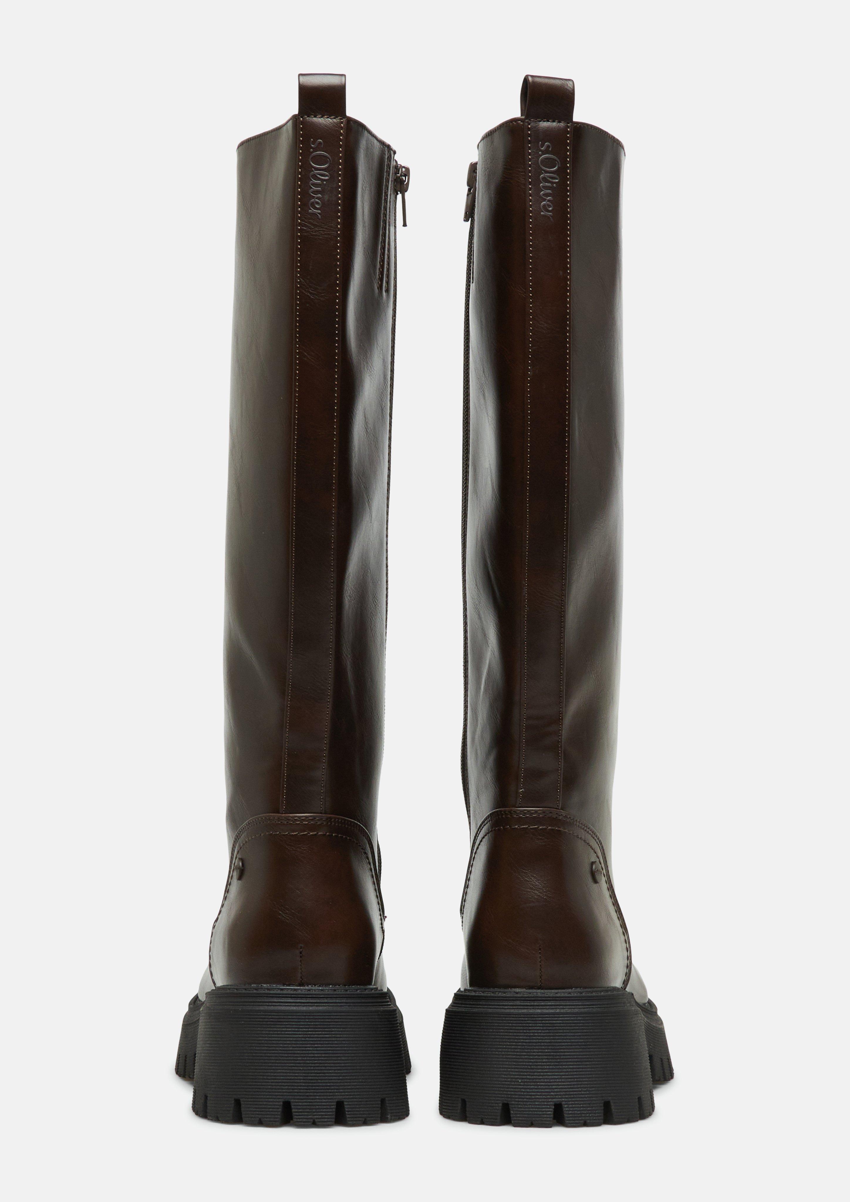 Women Boots in brown by s.Oliver