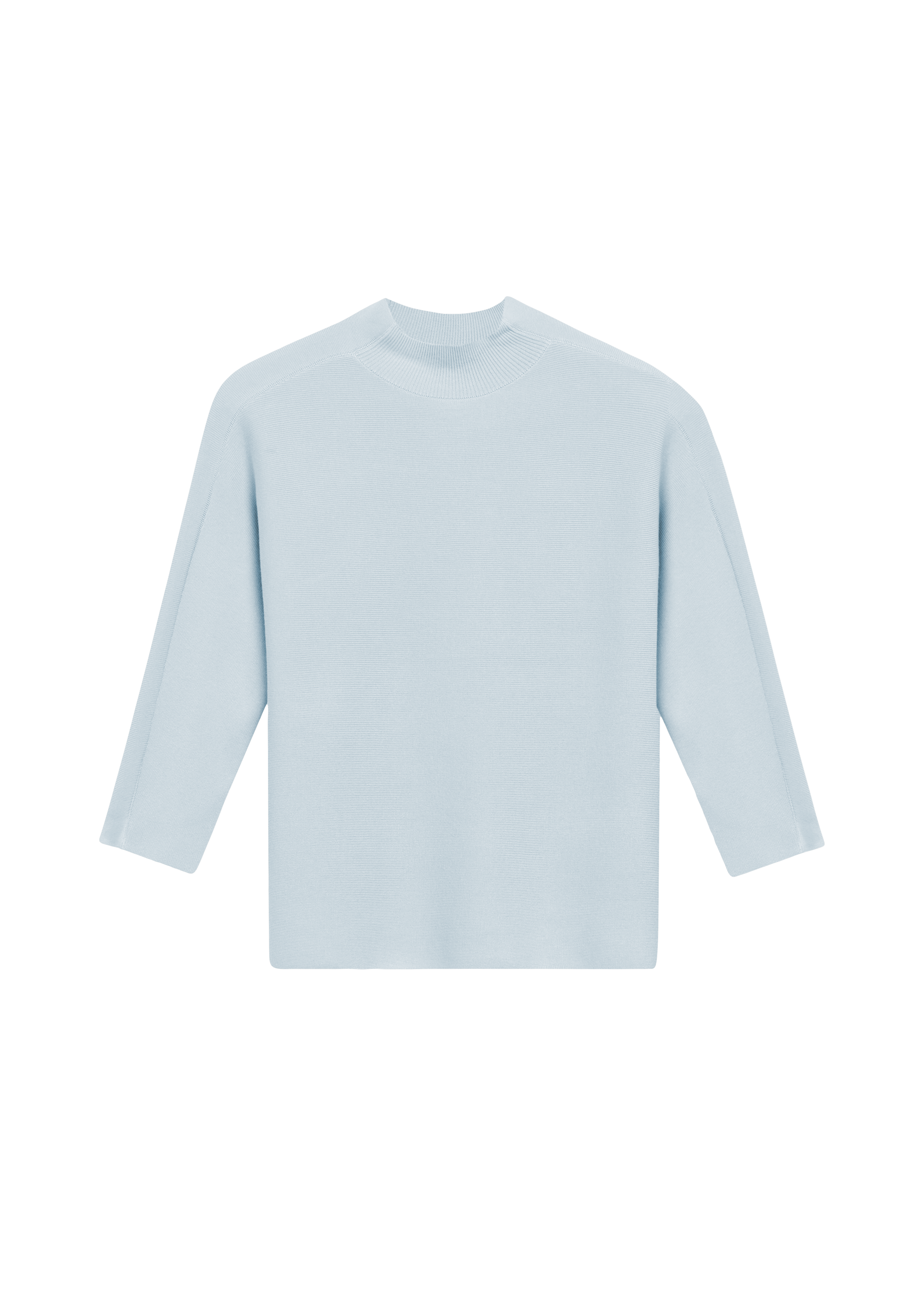 Feinstrickpullover aus Viskosemix mit Stehkragen