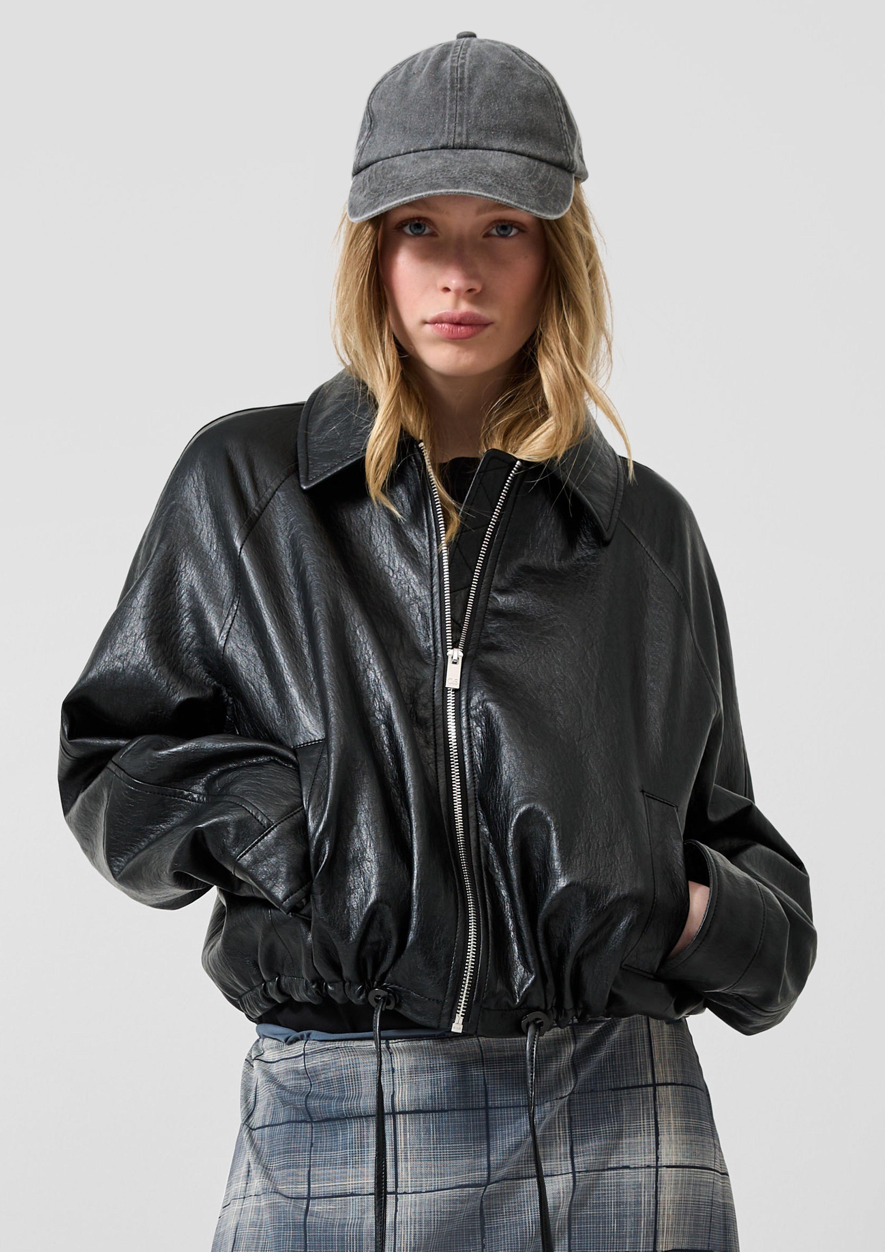 Femmes Veste d'extérieur en noir de QS