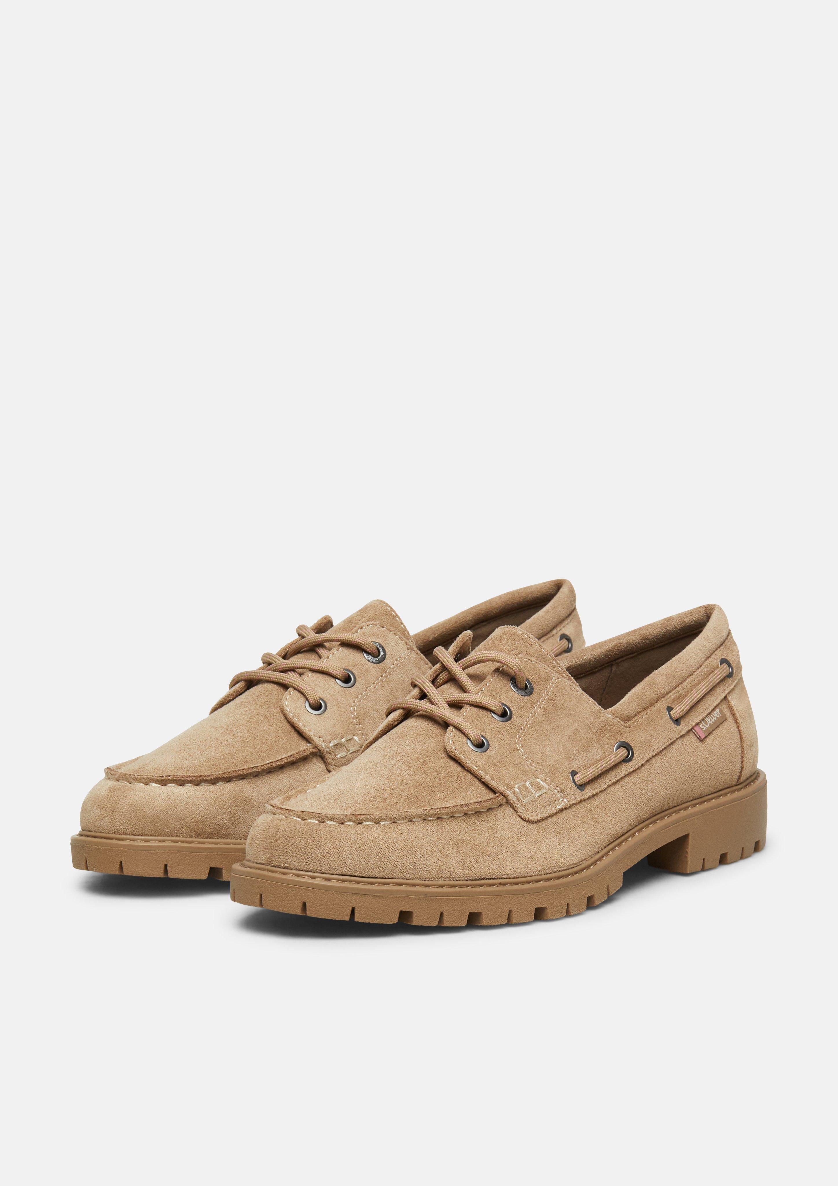 Femmes Souliers à lacets en beige de s.Oliver