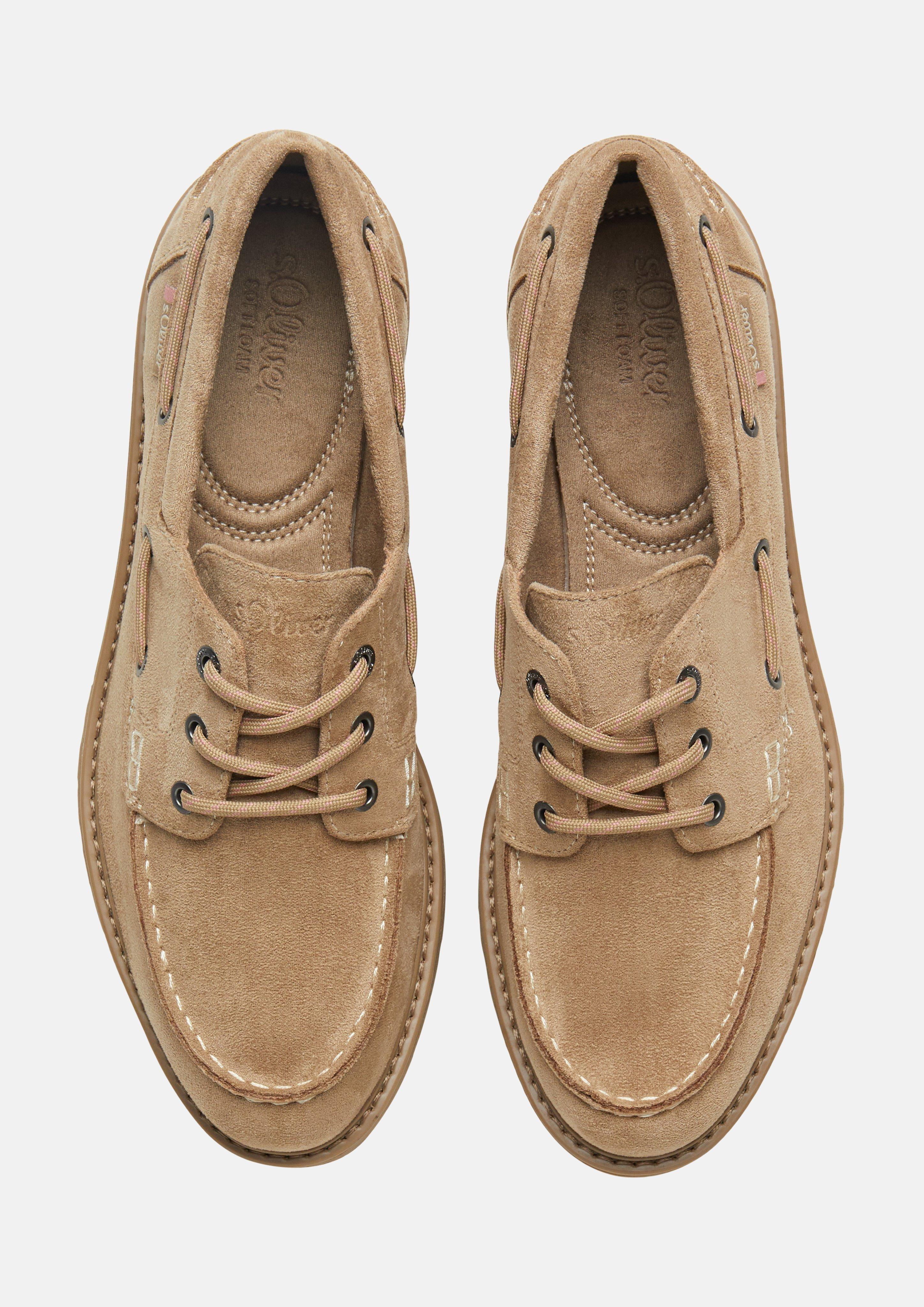 Femmes Souliers à lacets en beige de s.Oliver