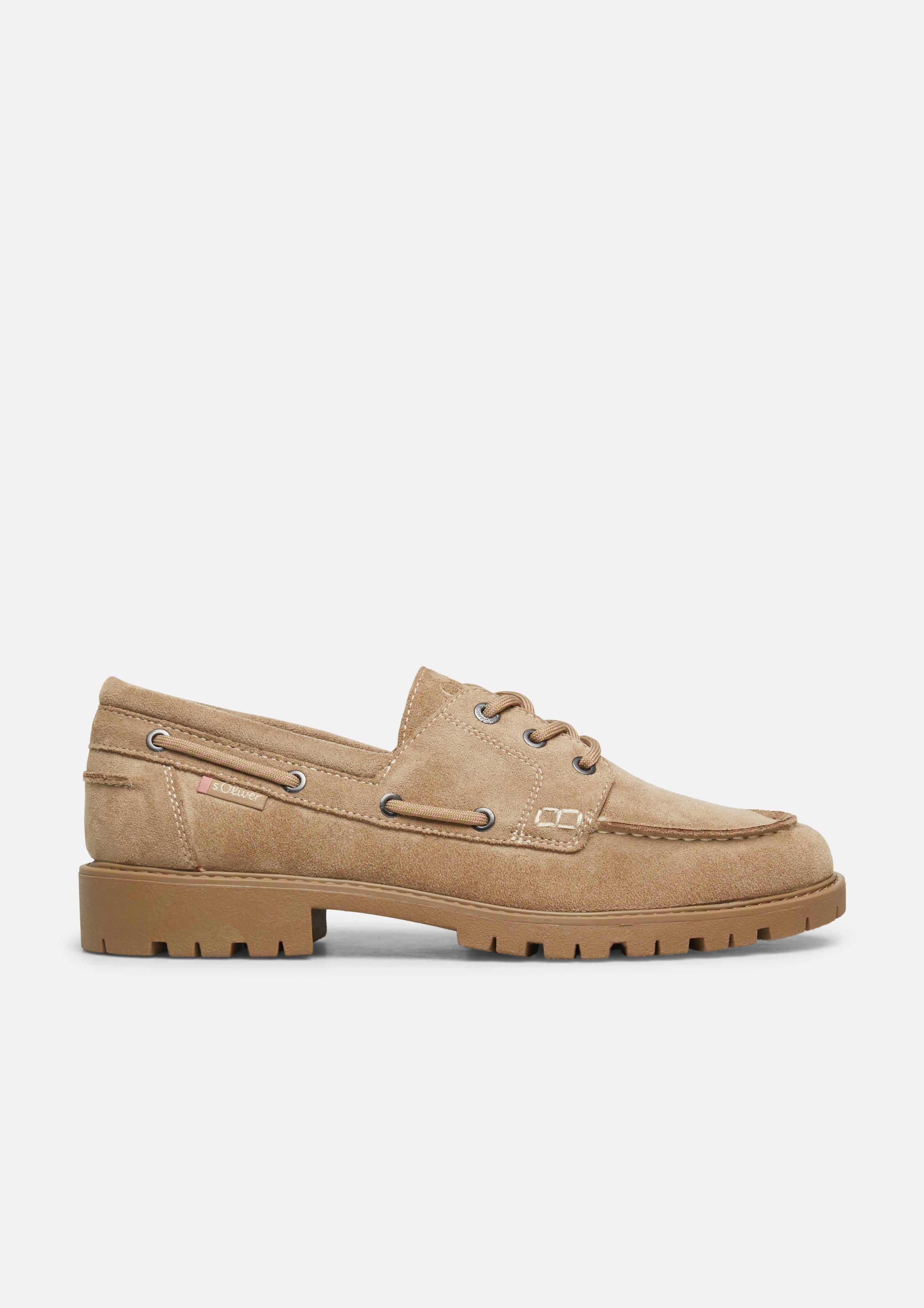 Souliers à lacets en beige de s.Oliver
