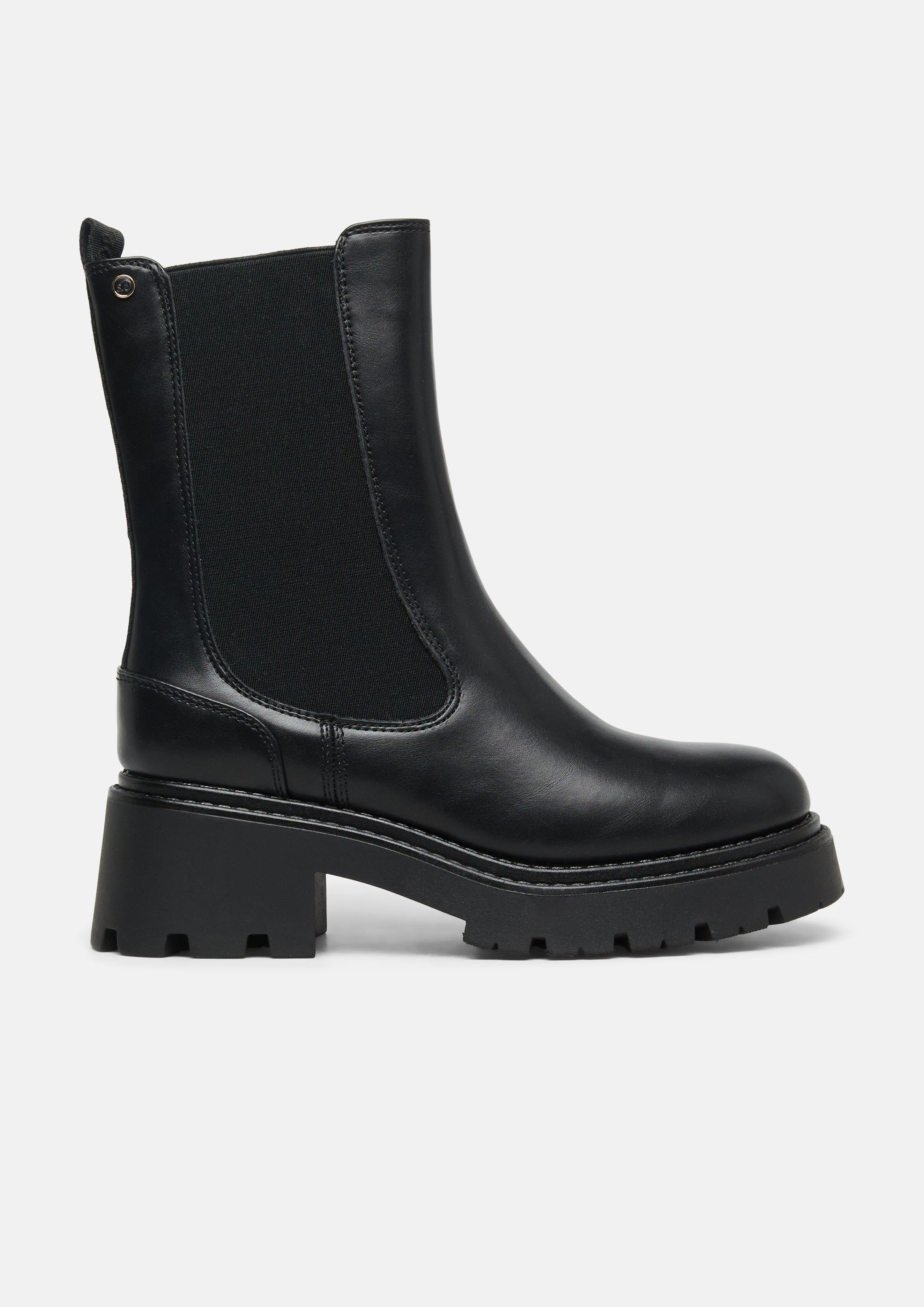 Bottines Chelsea en noir de s.Oliver