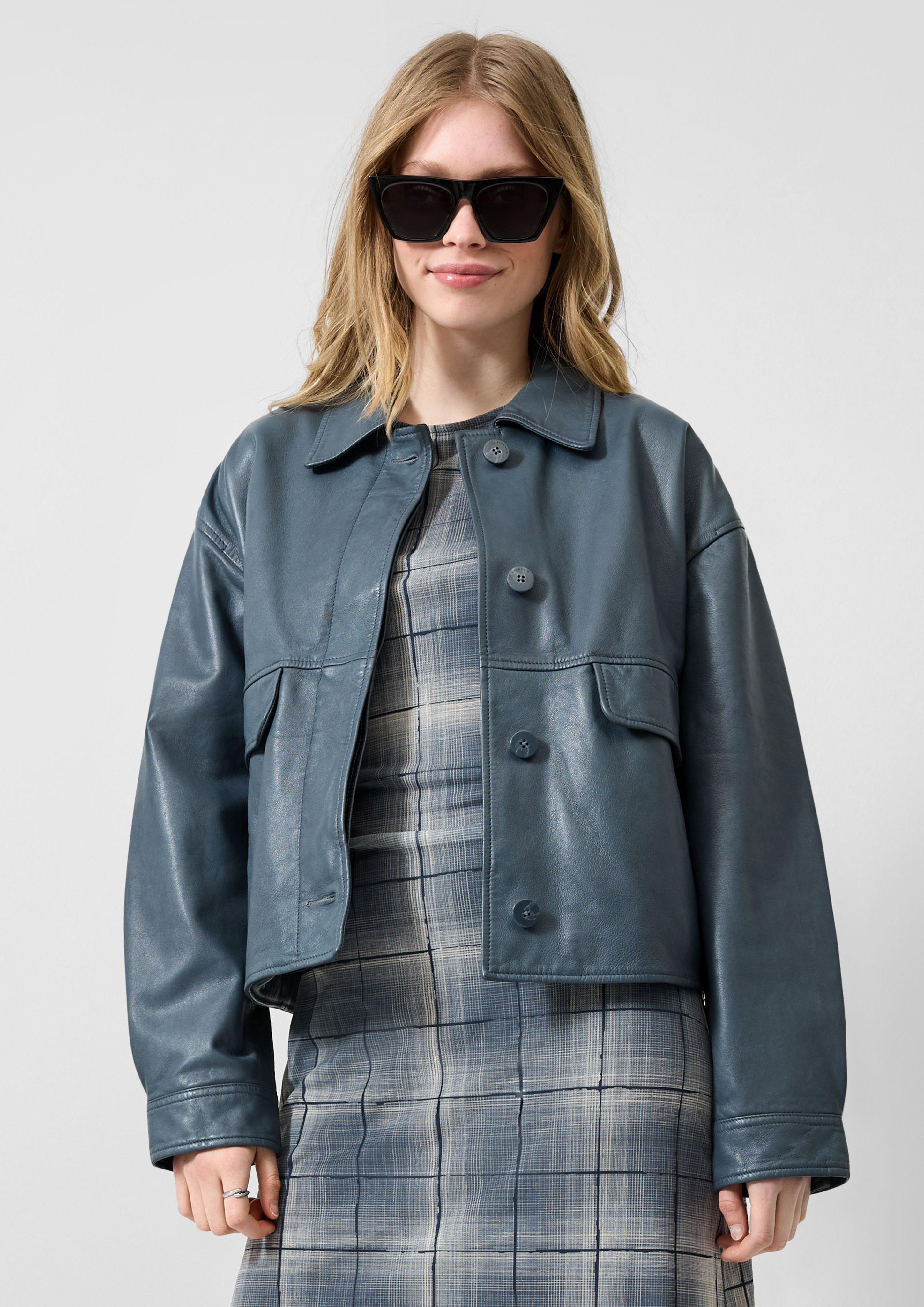 Damen Outdoor-Jacke in dunkelgrau von QS