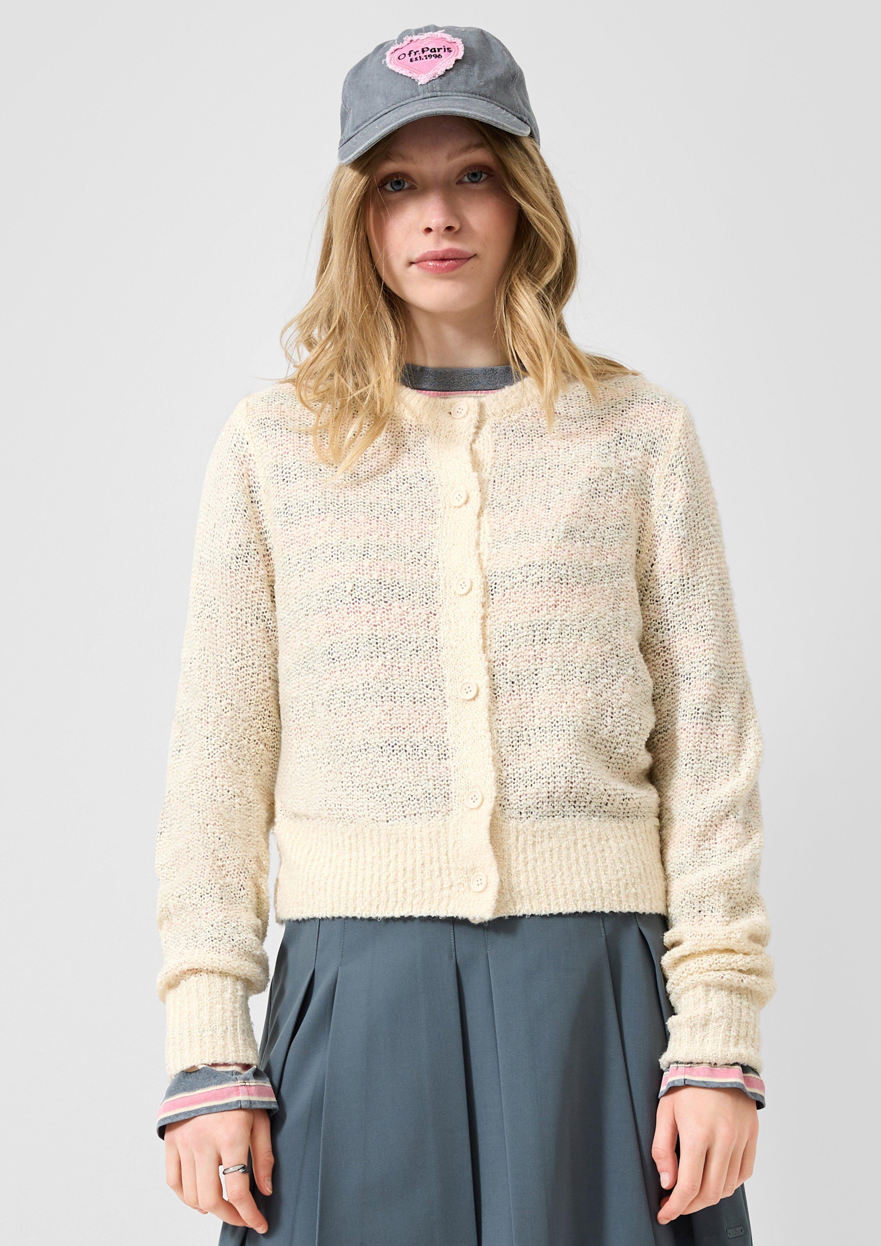 Gebreid Vest in crème van QS