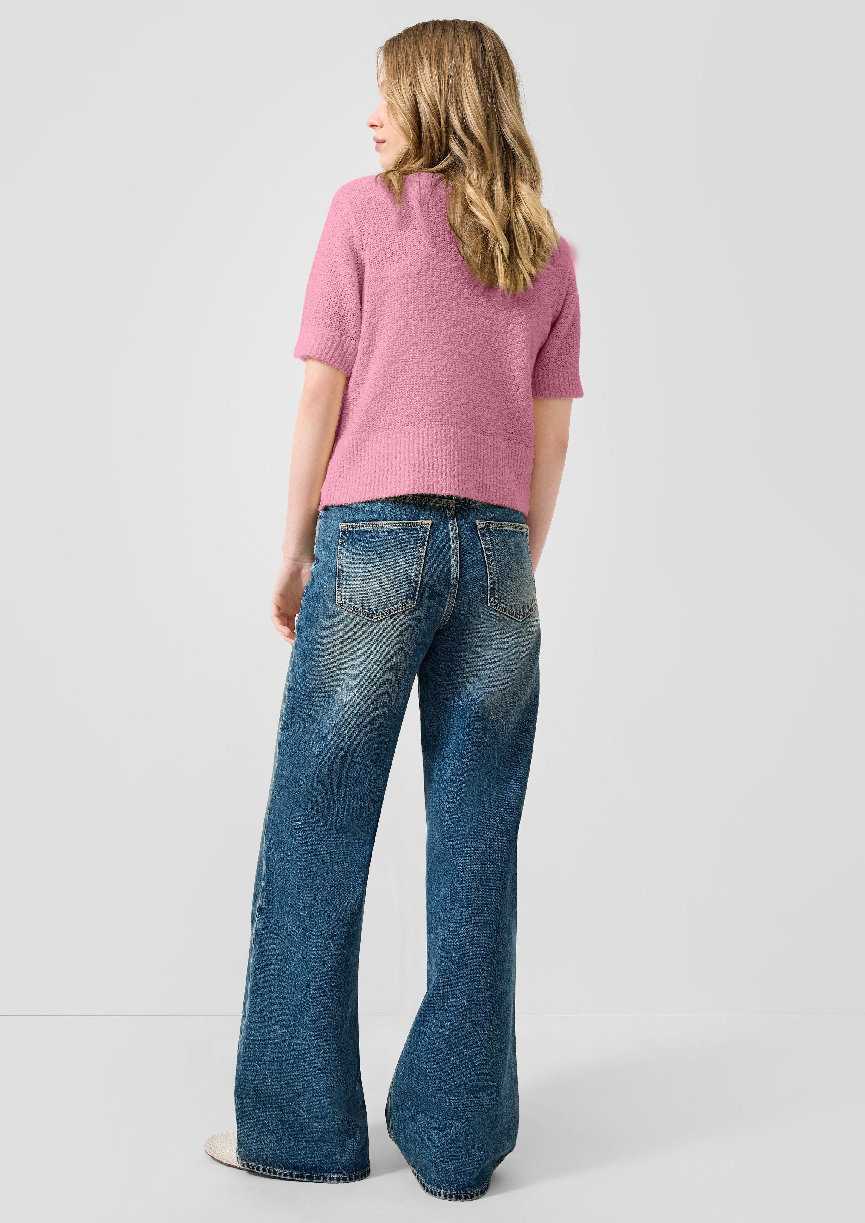 Damen Strickpullover in pink von QS