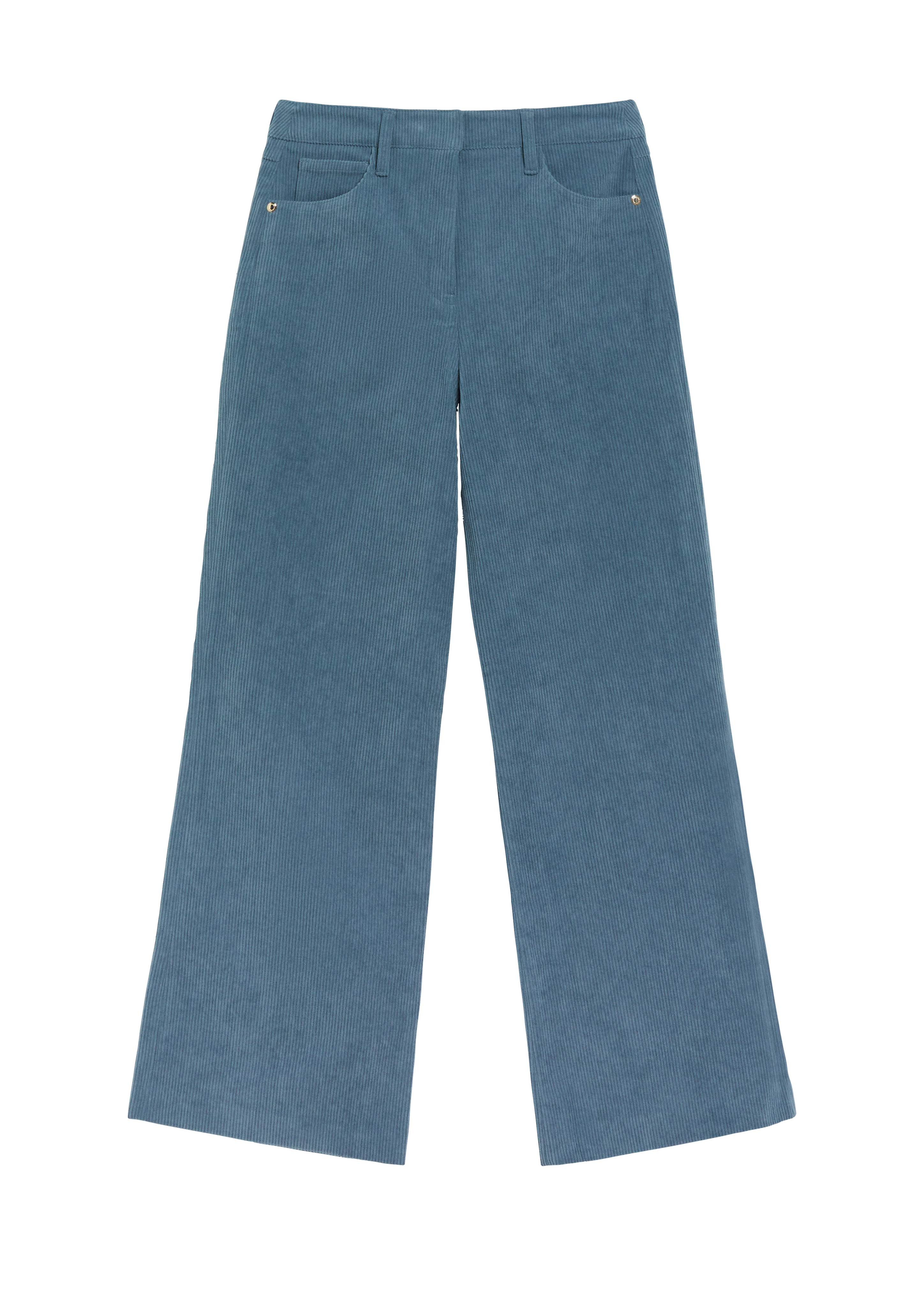 Cordbroek met wijde pijpen