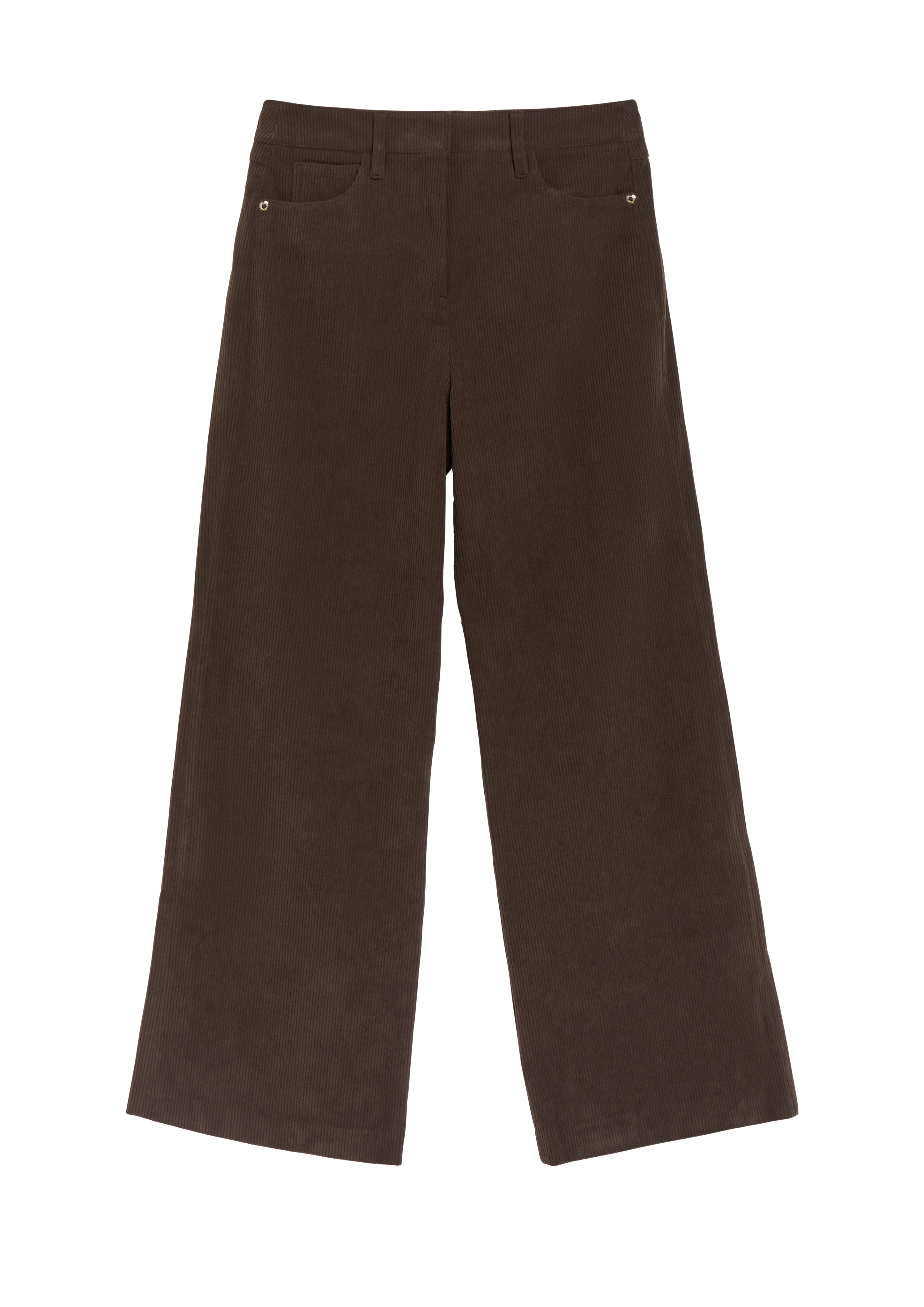 Cordbroek met wijde pijpen