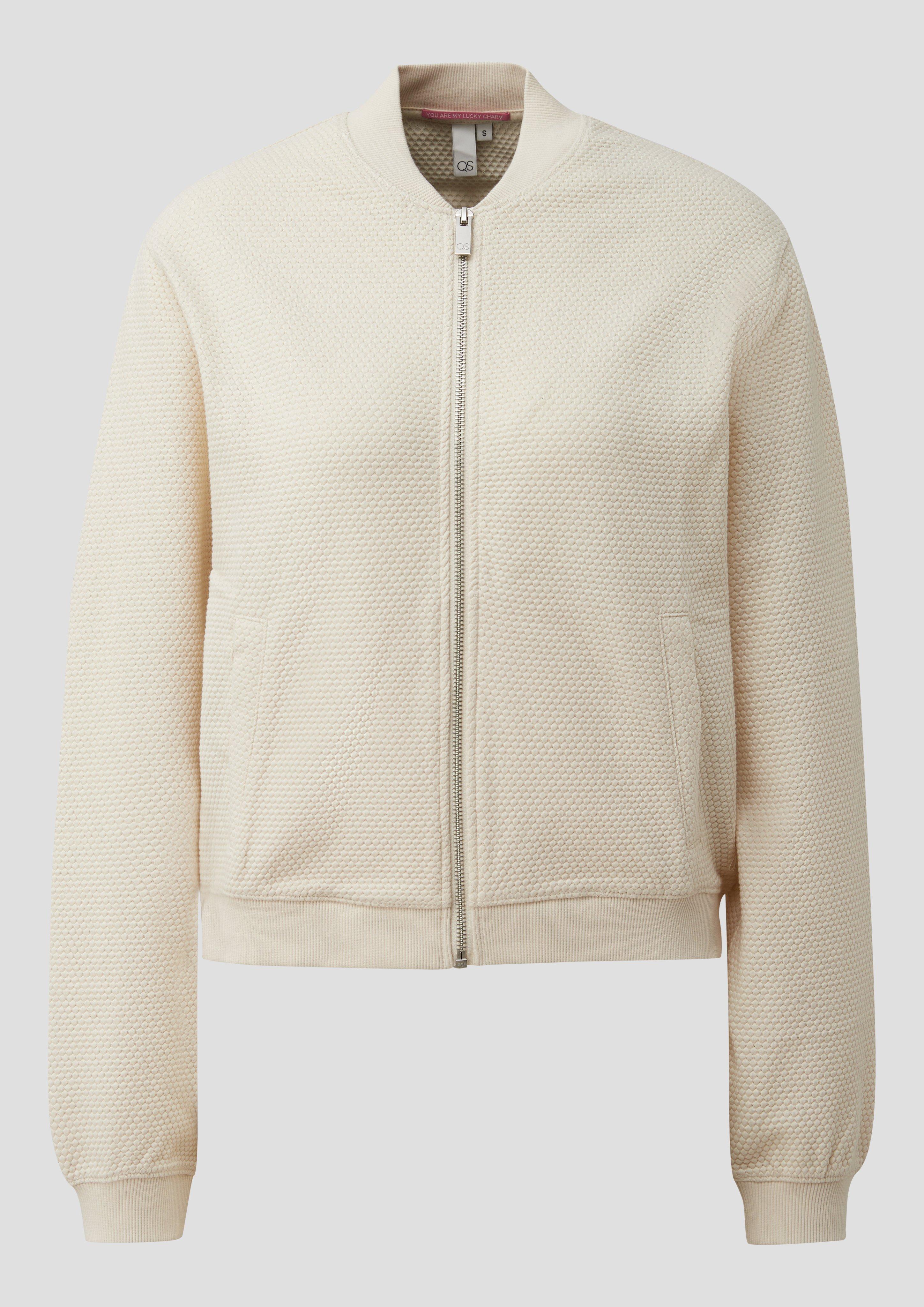 Women Sweatshirt in beige by QS
