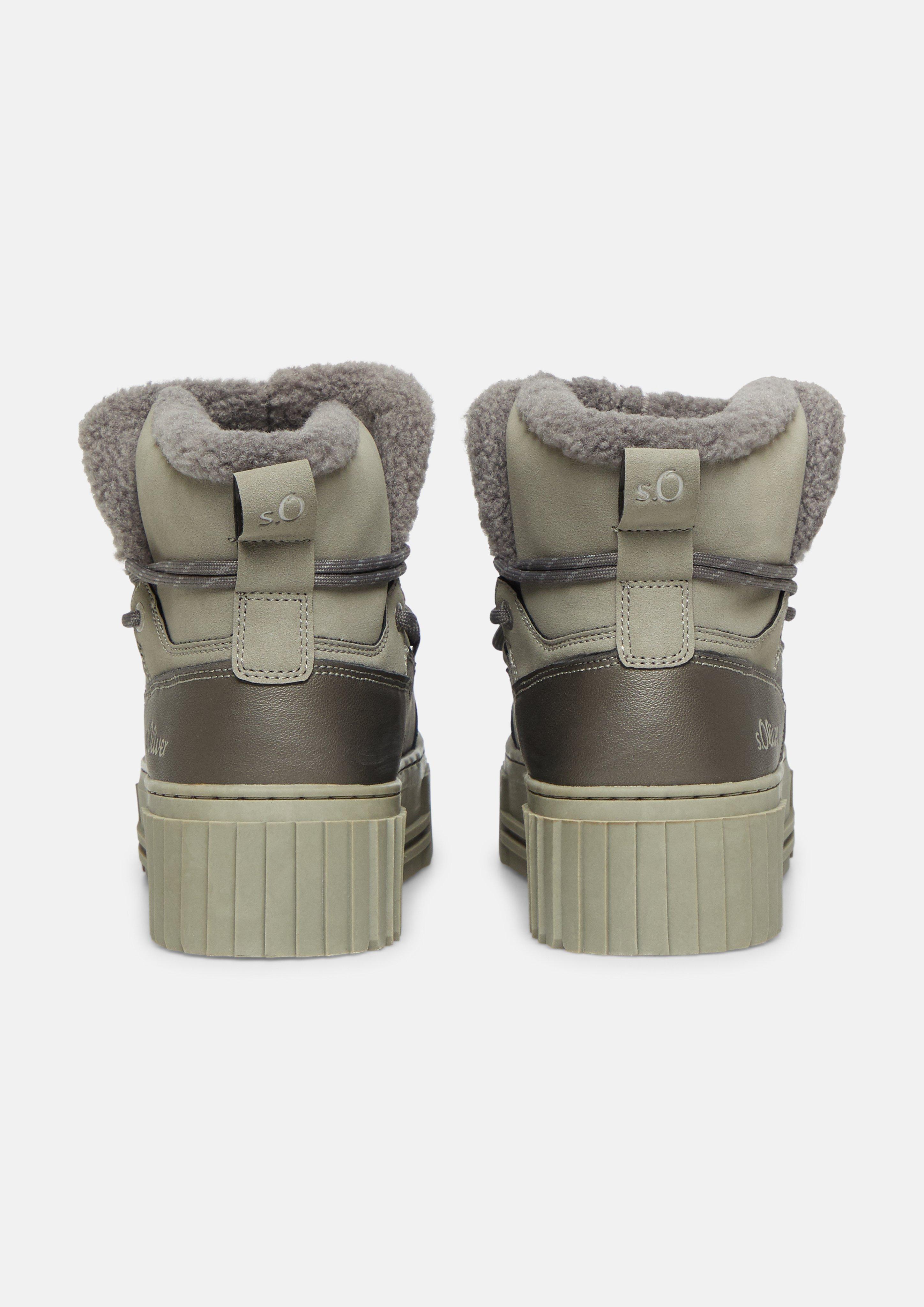 Women Boots in olive by s.Oliver
