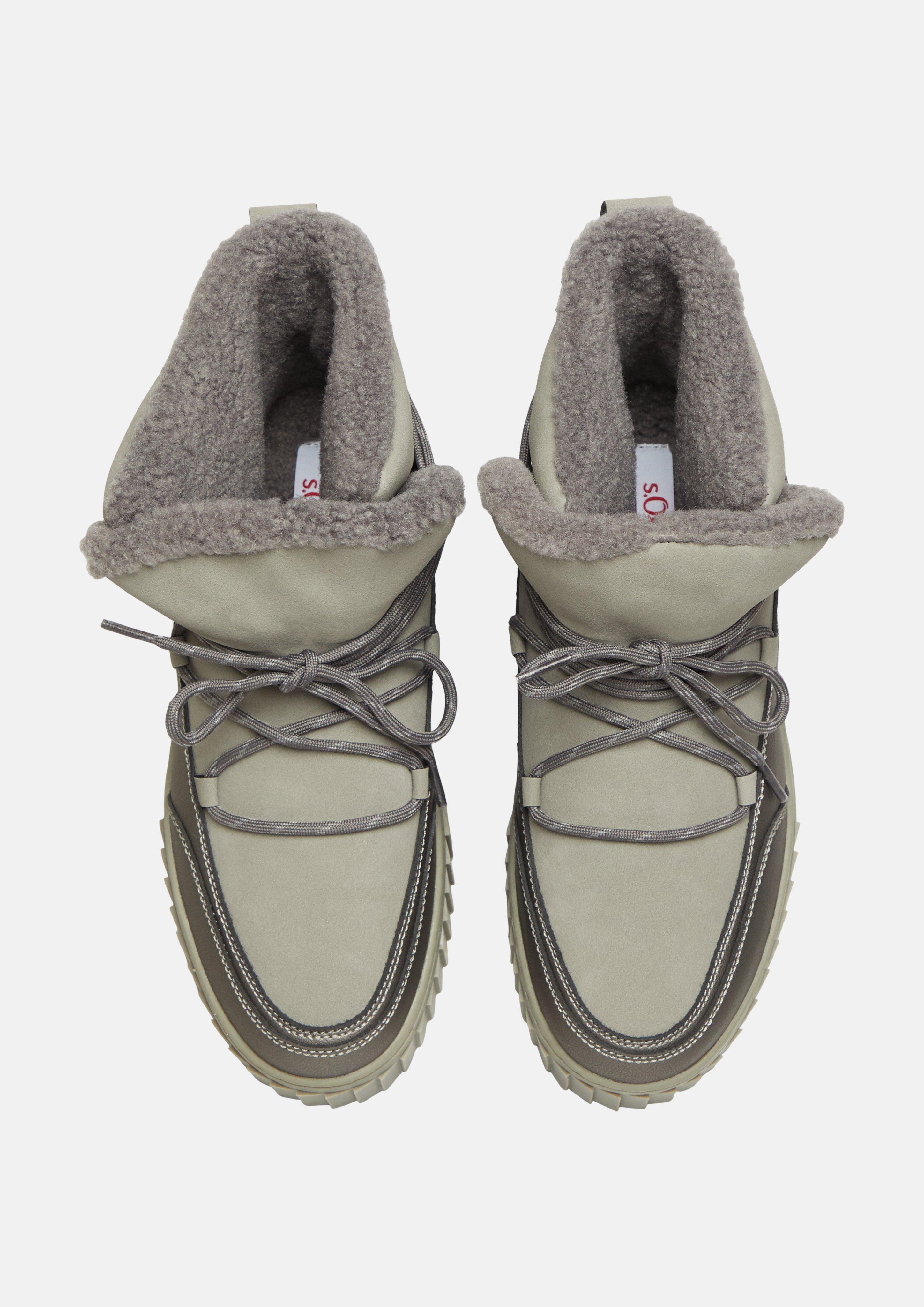 Women Boots in olive by s.Oliver