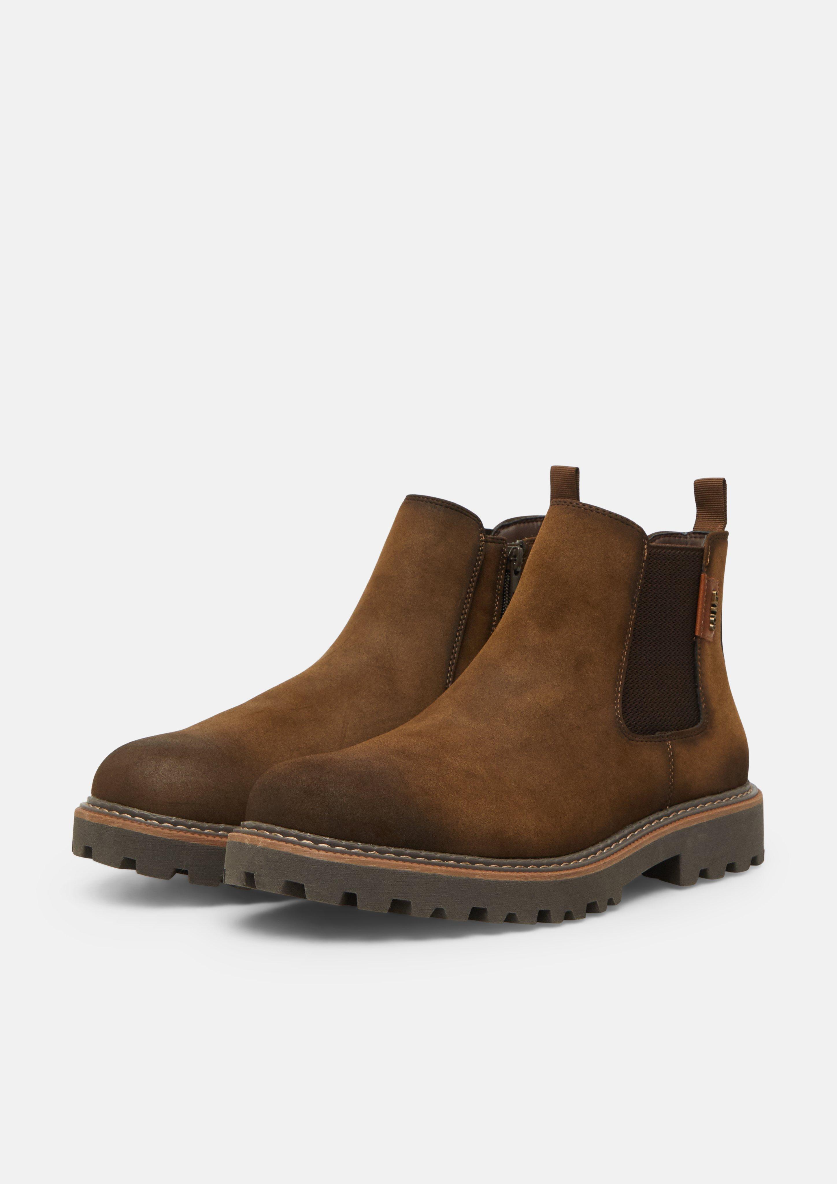 Hommes Bottines Chelsea en brun de s.Oliver
