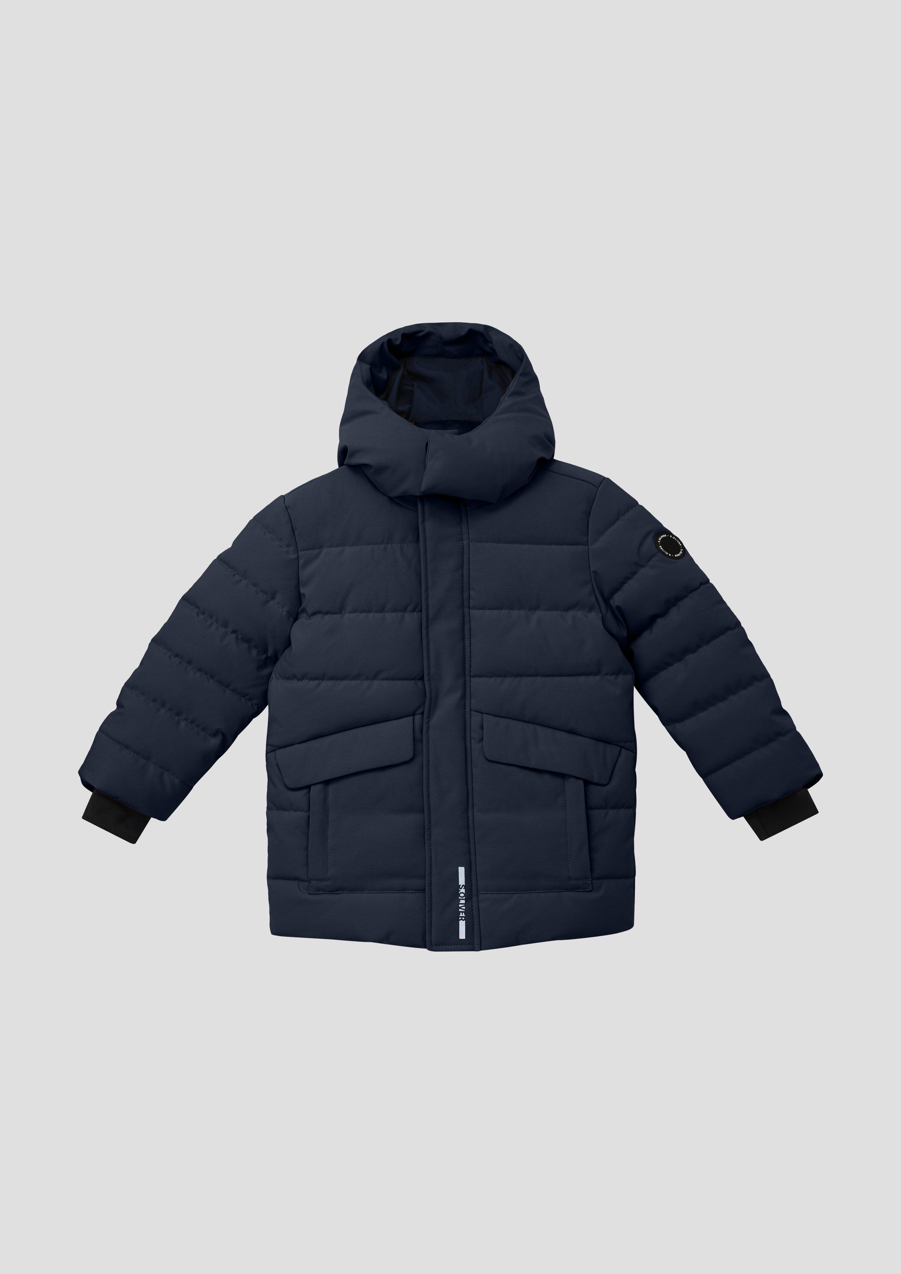 Junior Buitenjas in blauw van s.Oliver