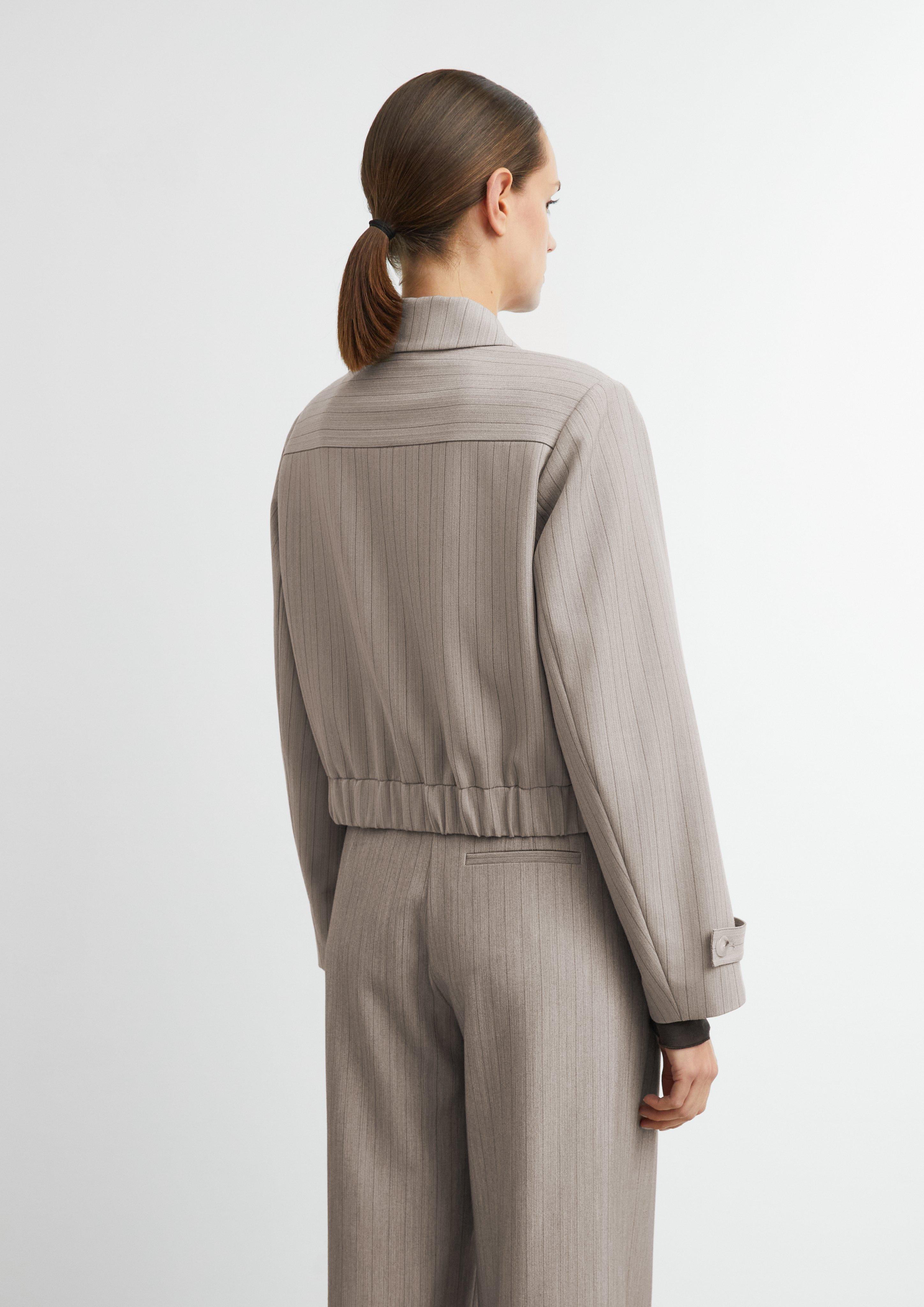 Boxy-Fit Blouson in beige by COMMA
