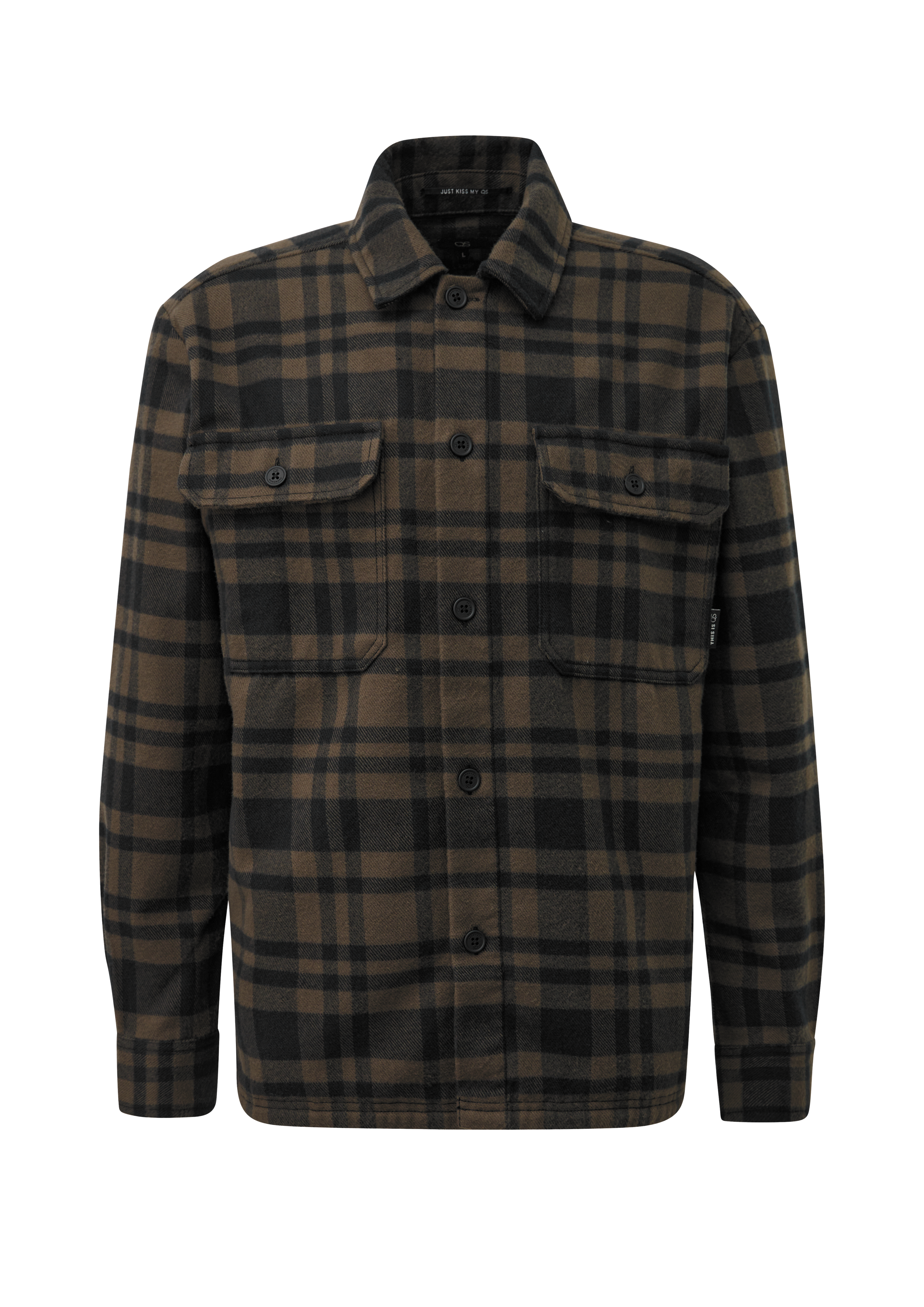 Overshirt met ruitjespatroon