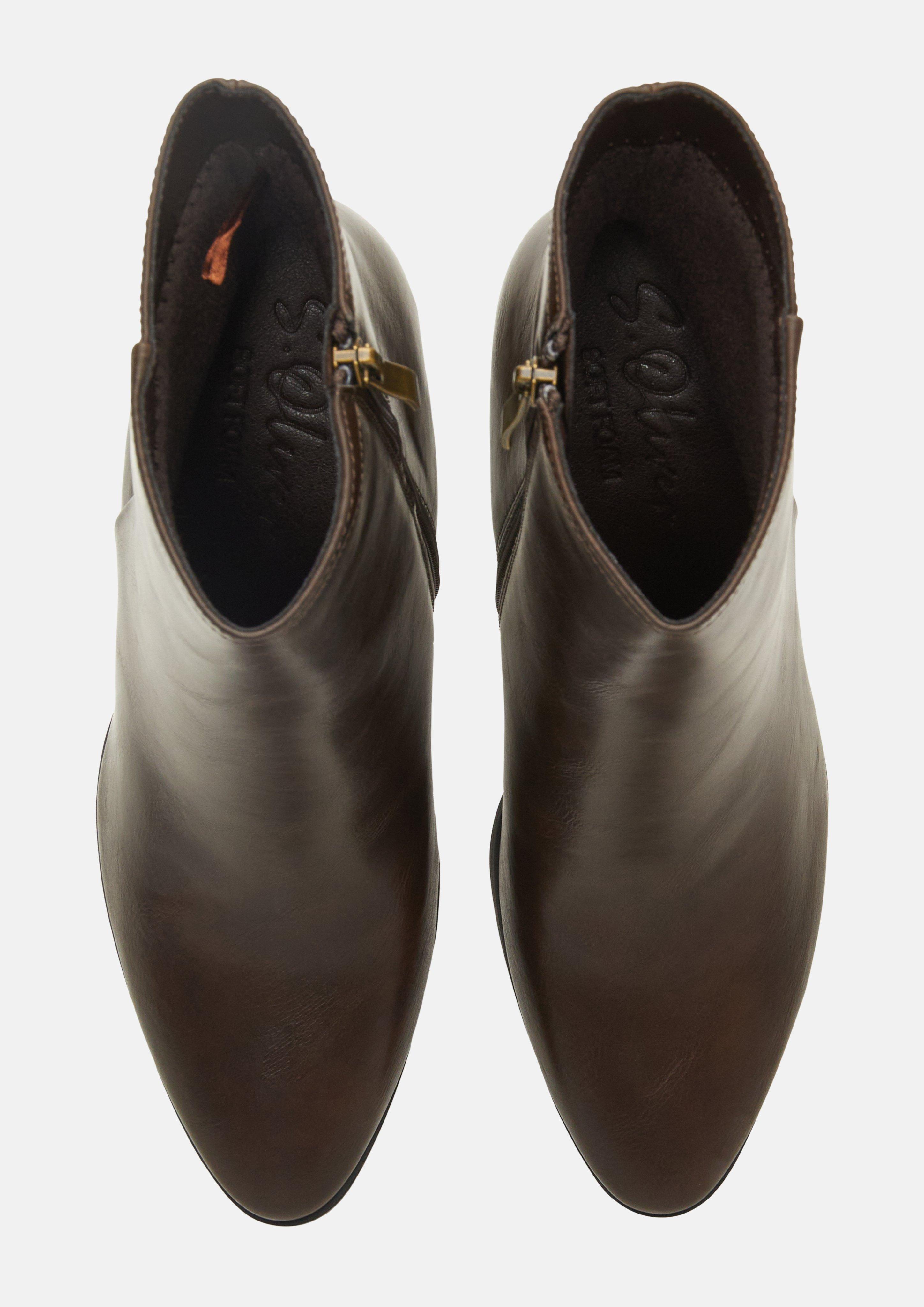 Kobiety Buty za kostkę w kolorze brązowy od s.Oliver BLACK LABEL