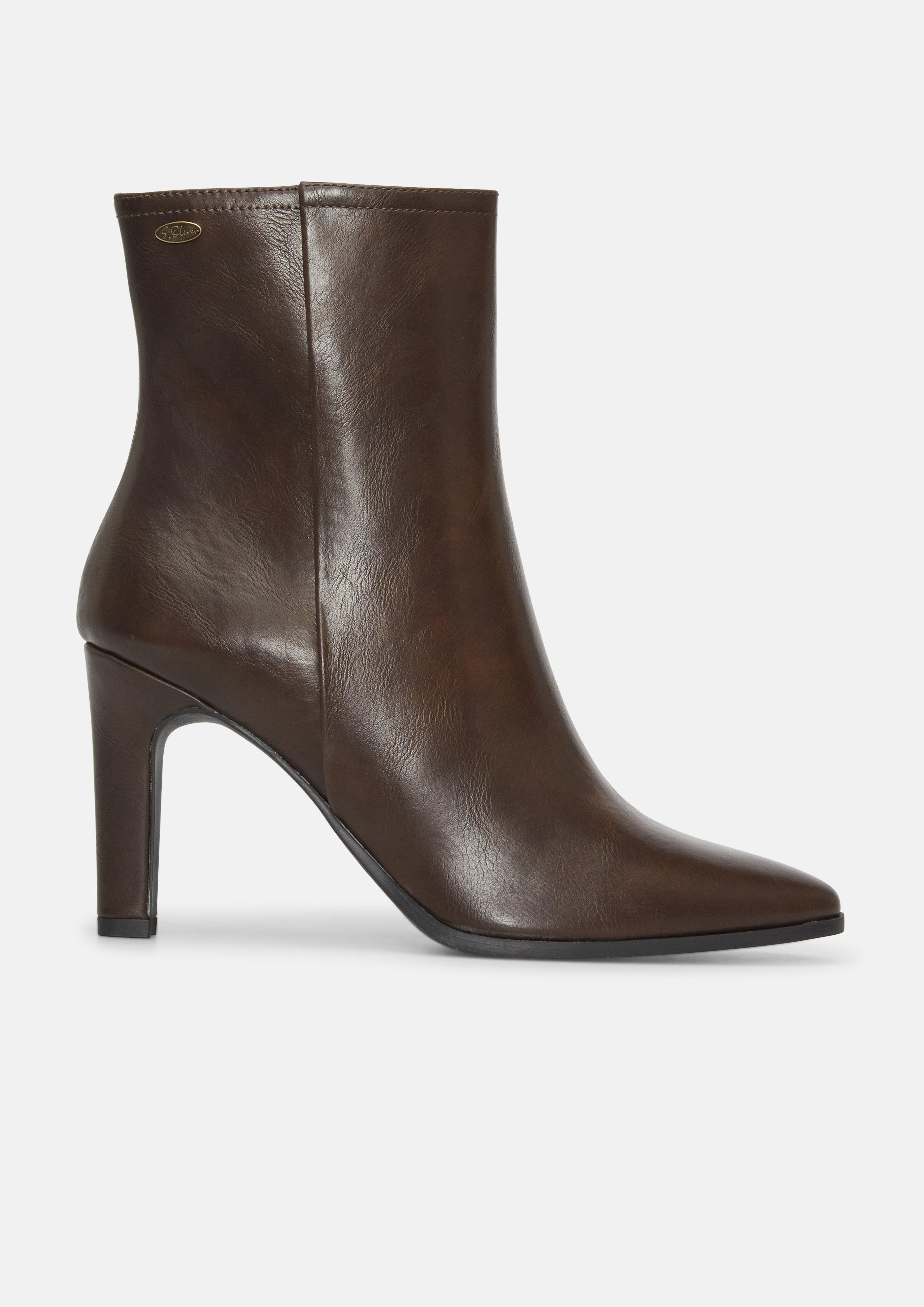 Buty za kostkę w kolorze ciemnobrązowy od s.Oliver BLACK LABEL