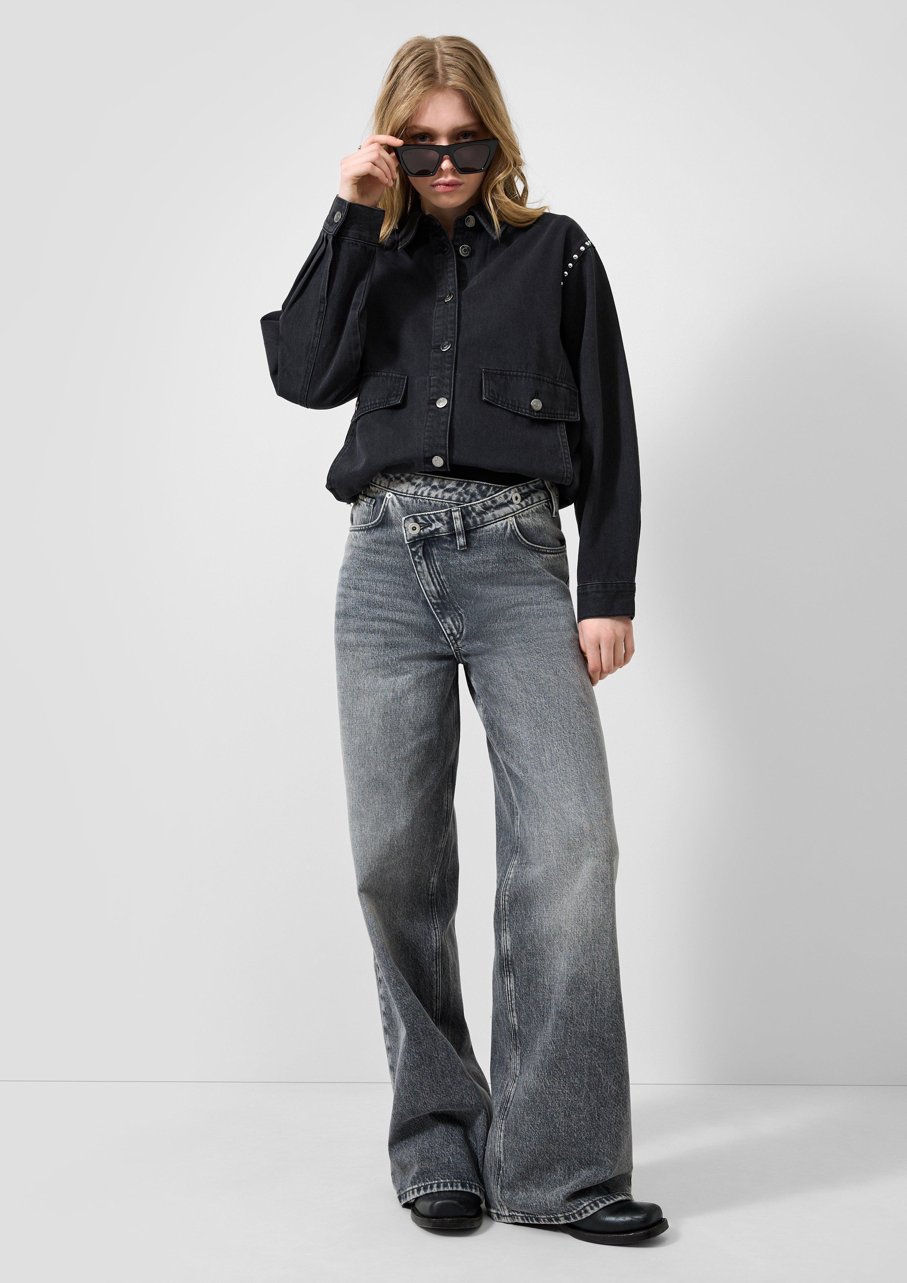 Dames Jeans in grijs van QS