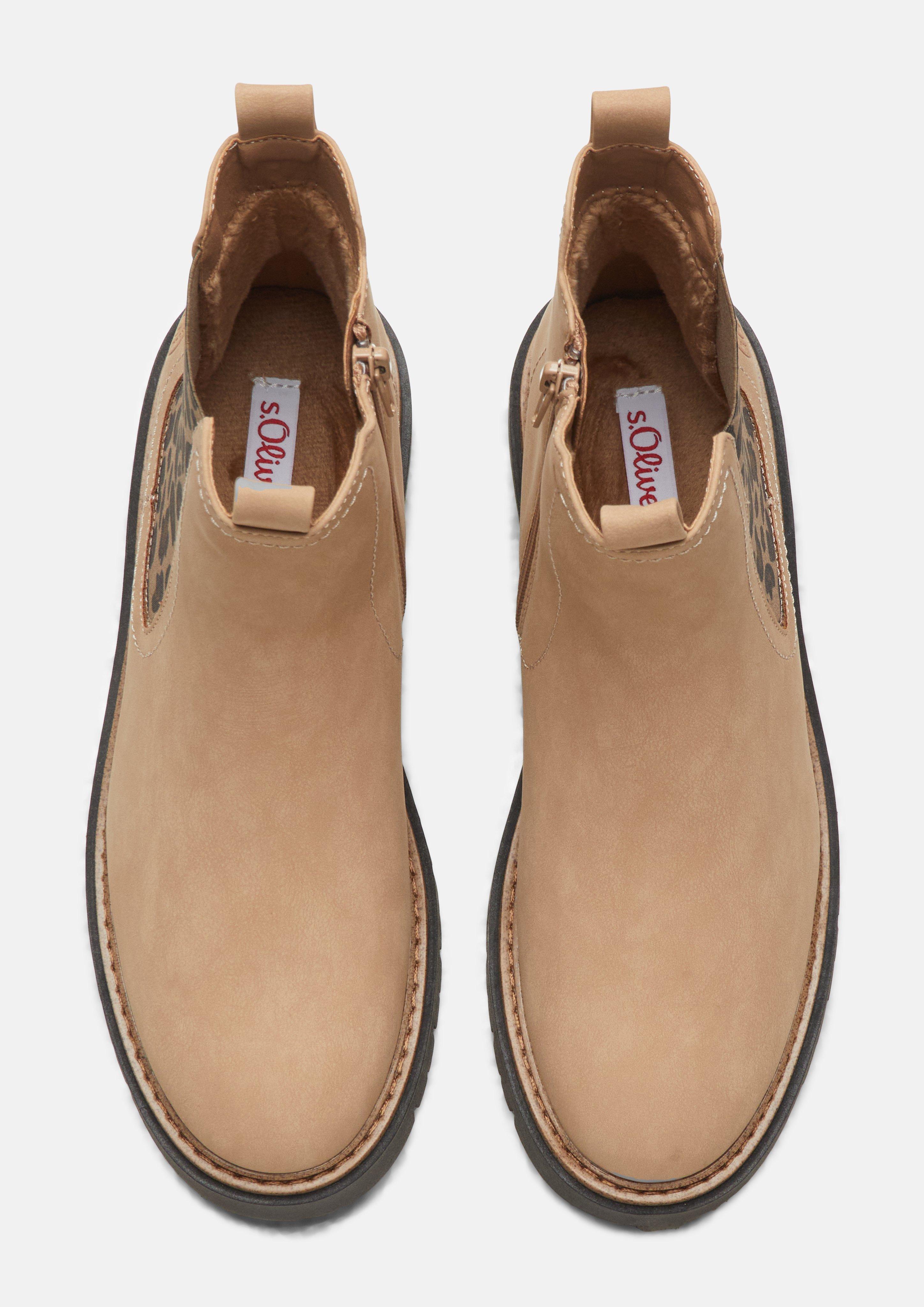Dames Slip-on lage schoen in bruin van s.Oliver
