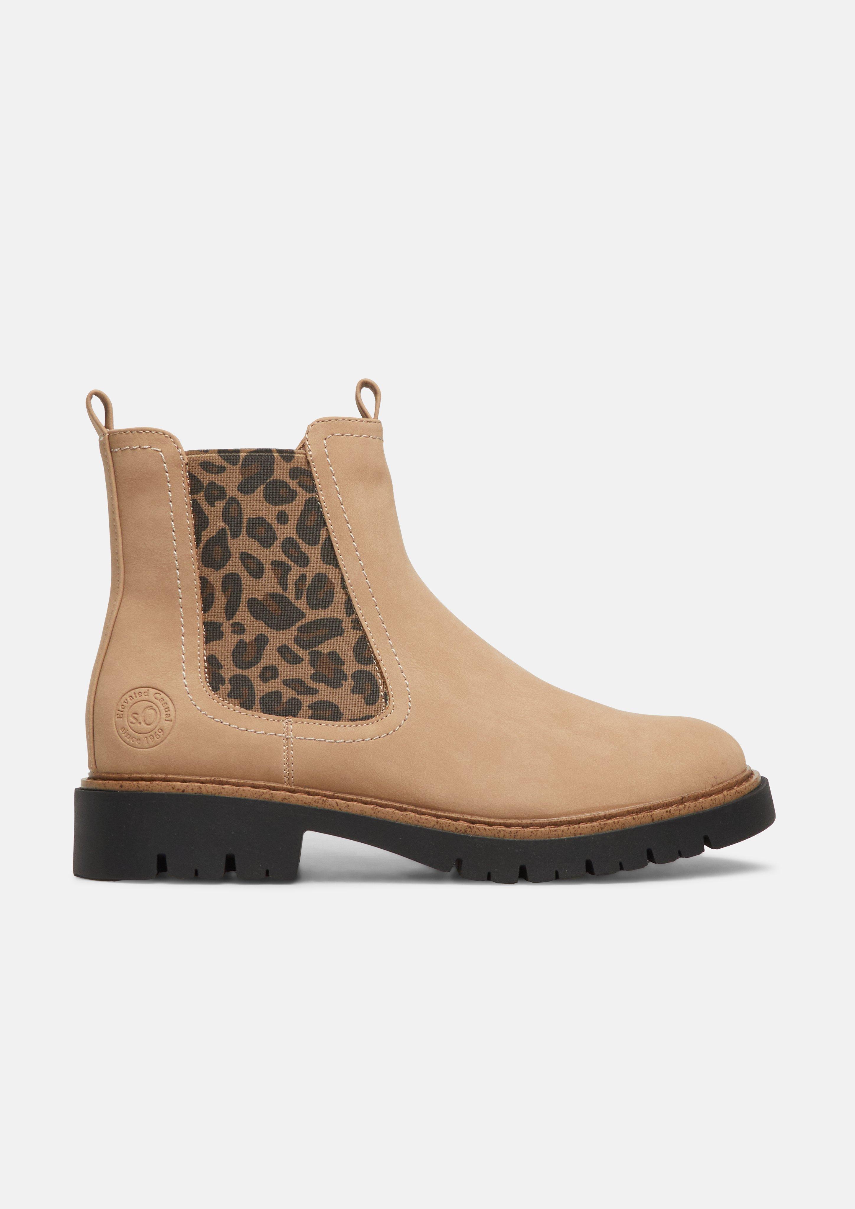 Slip-on lage schoen in lichtbruin van s.Oliver