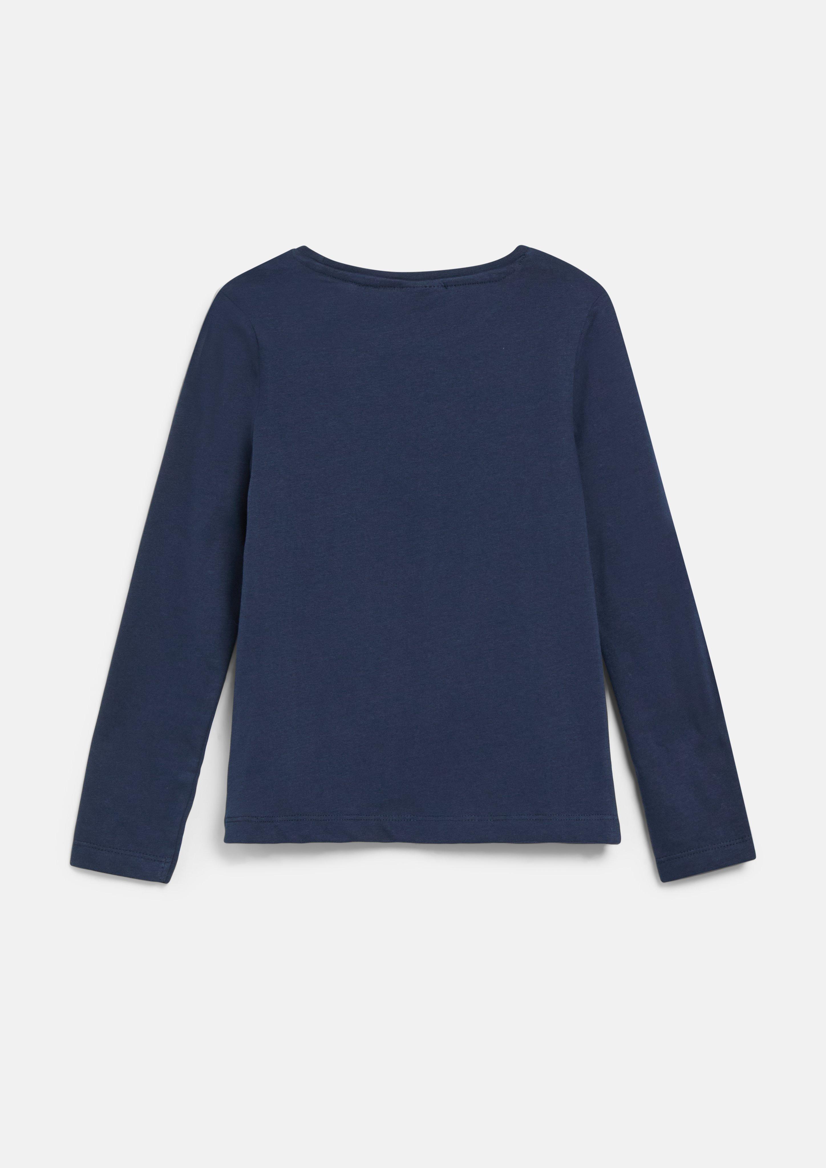 Junior T-shirt in blauw van s.Oliver