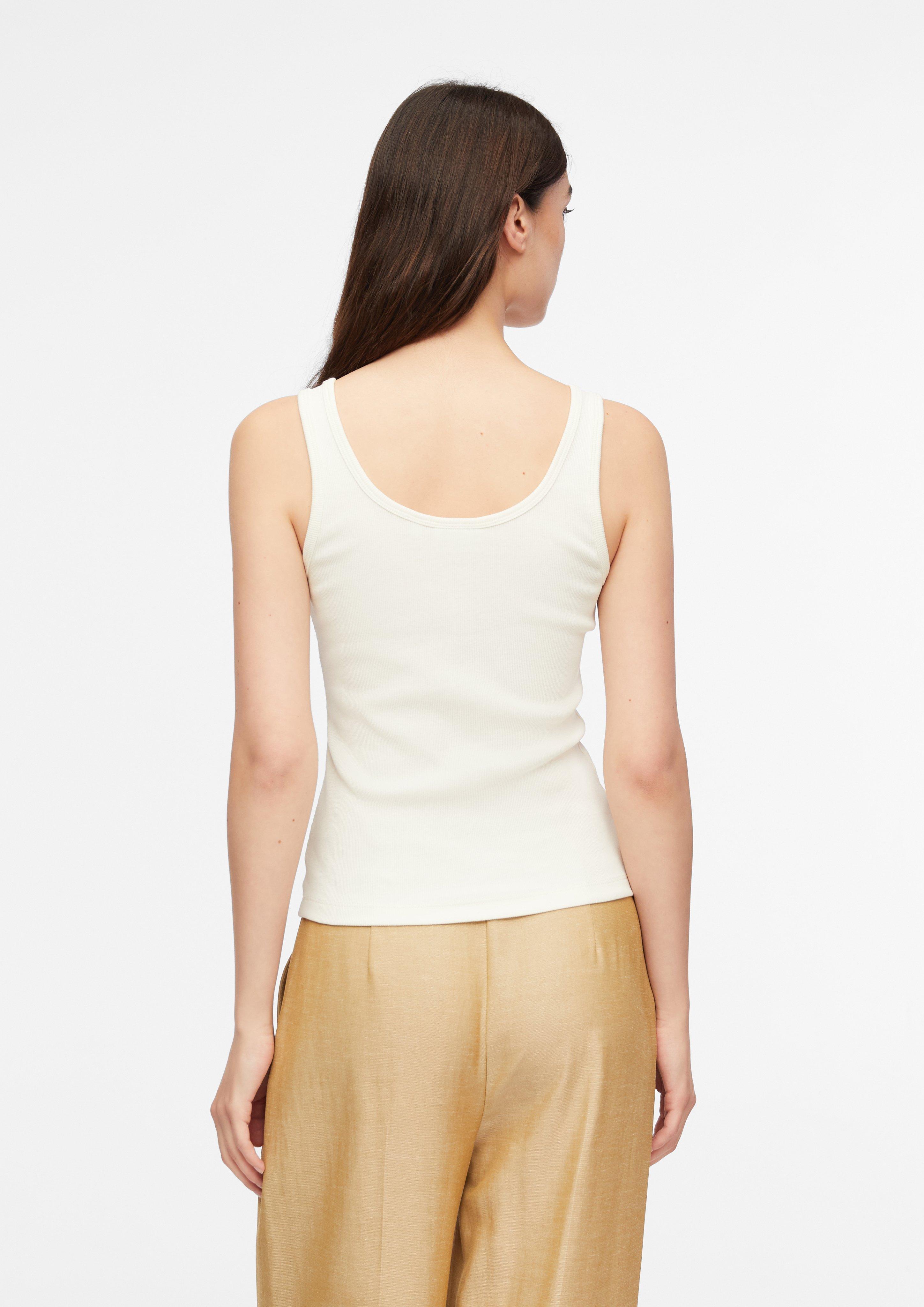 Geripptes Tanktop in  von COMMA
