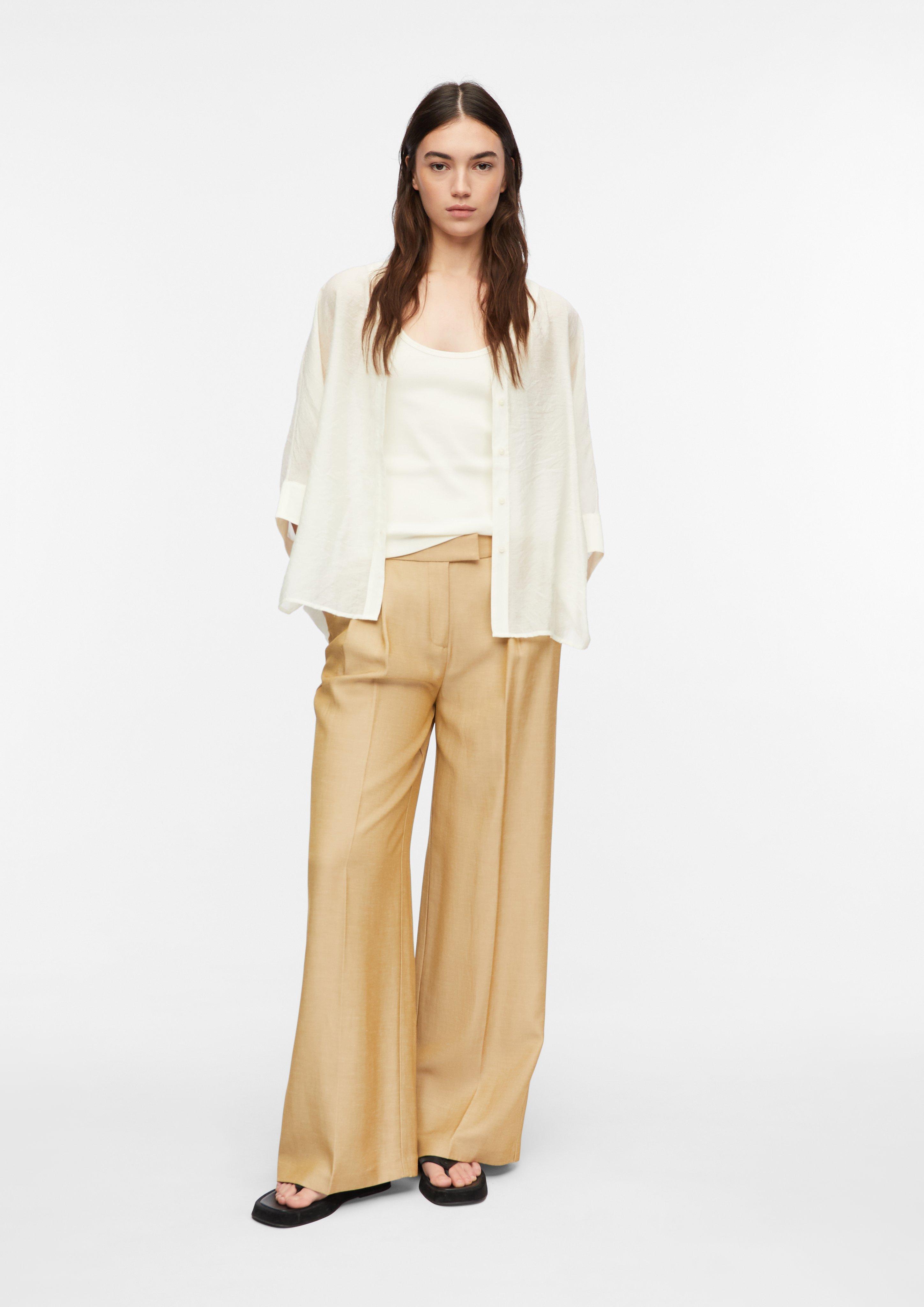 Geripptes Tanktop in  von COMMA