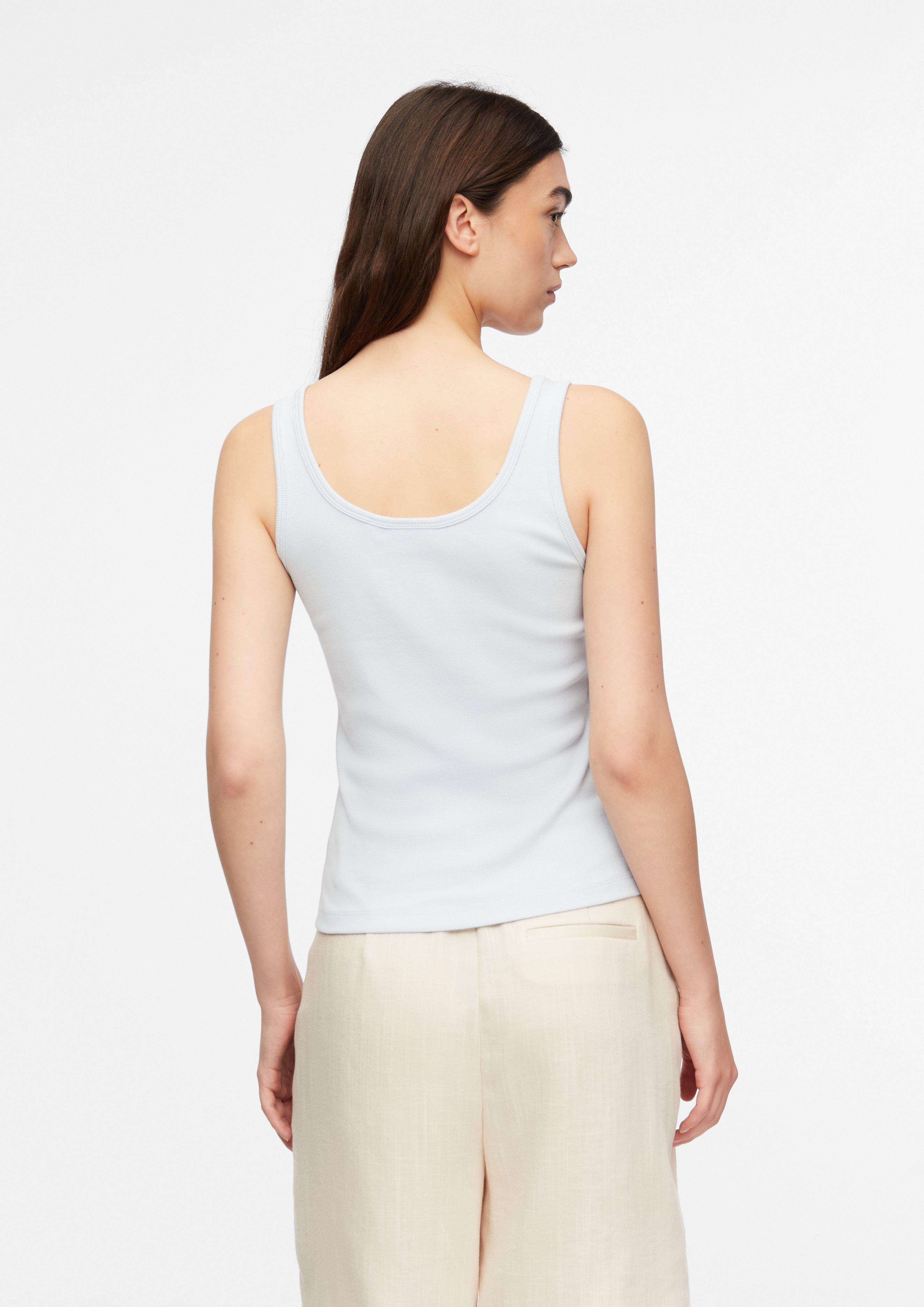 Geripptes Tanktop in  von COMMA