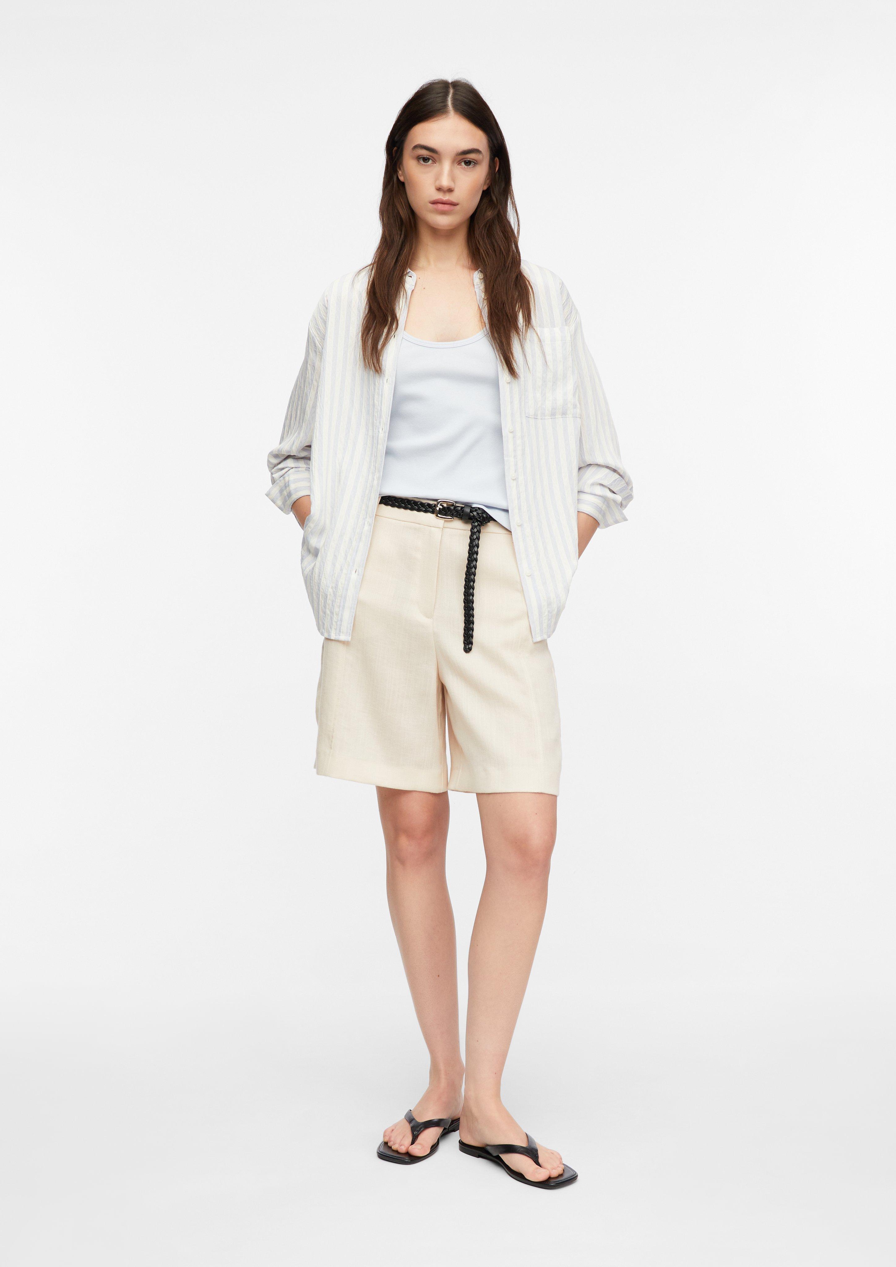 Geripptes Tanktop in  von COMMA