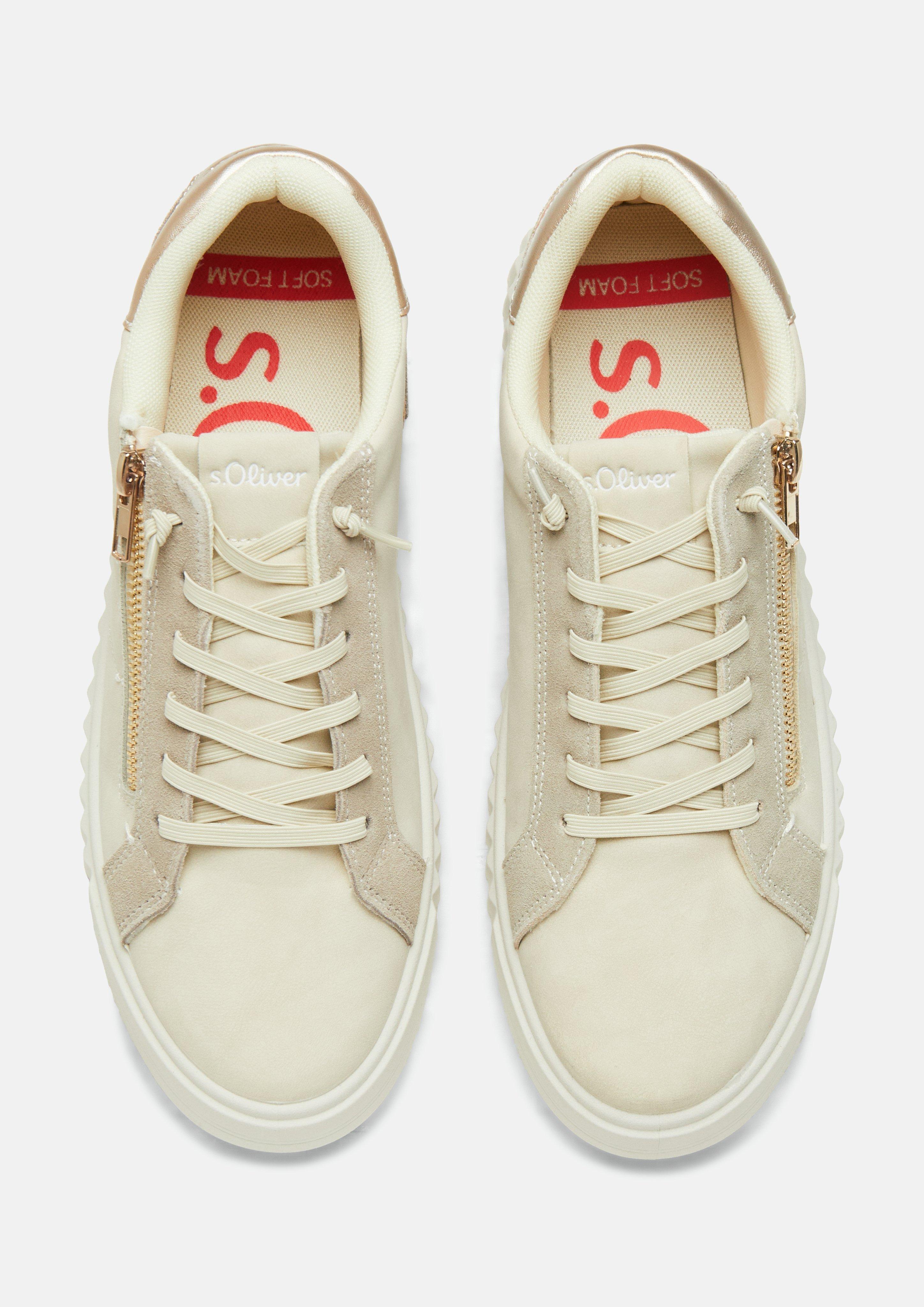 Dames Sneaker in beige van s.Oliver