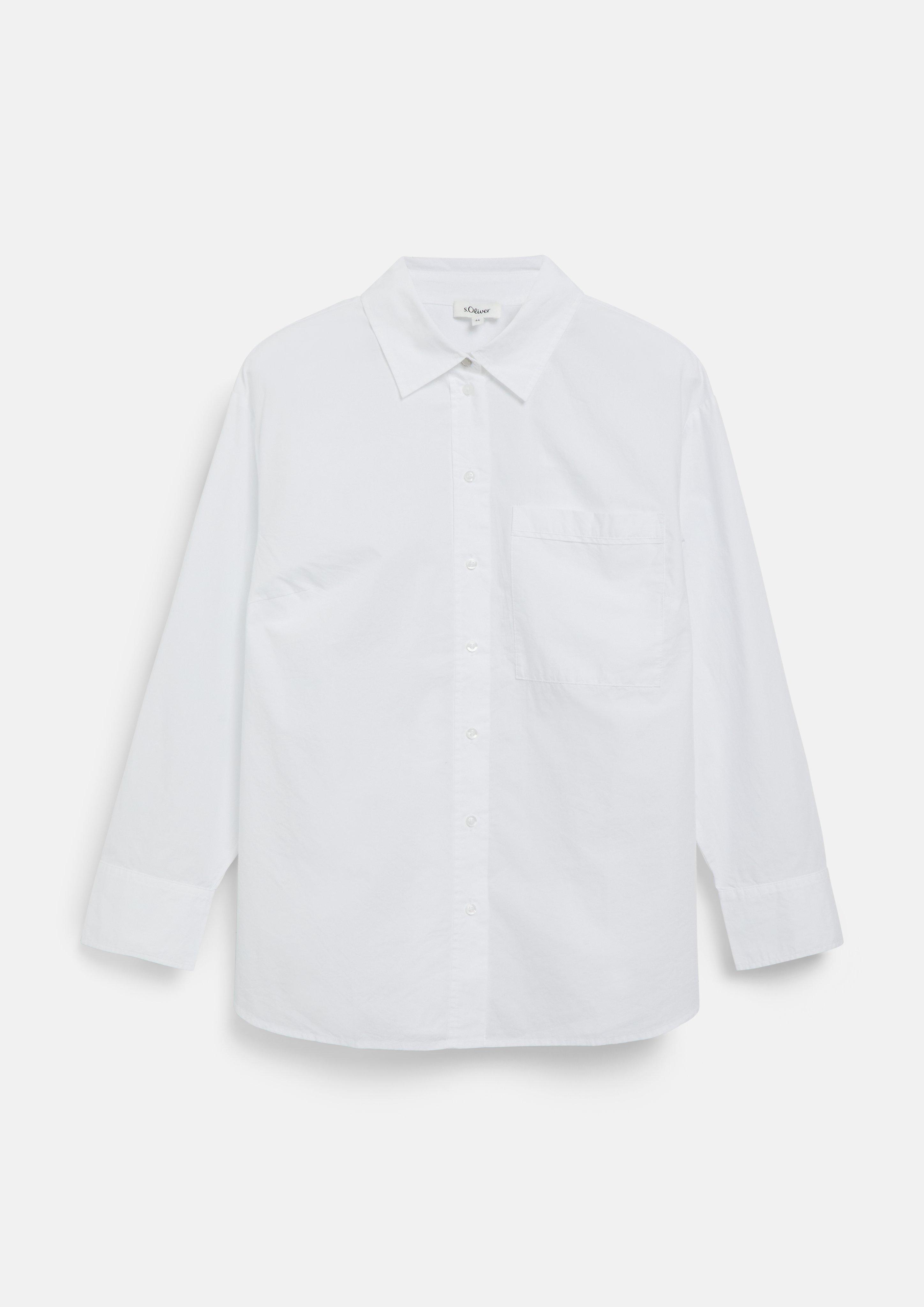 Dames Bluse in wit van s.Oliver CURVE