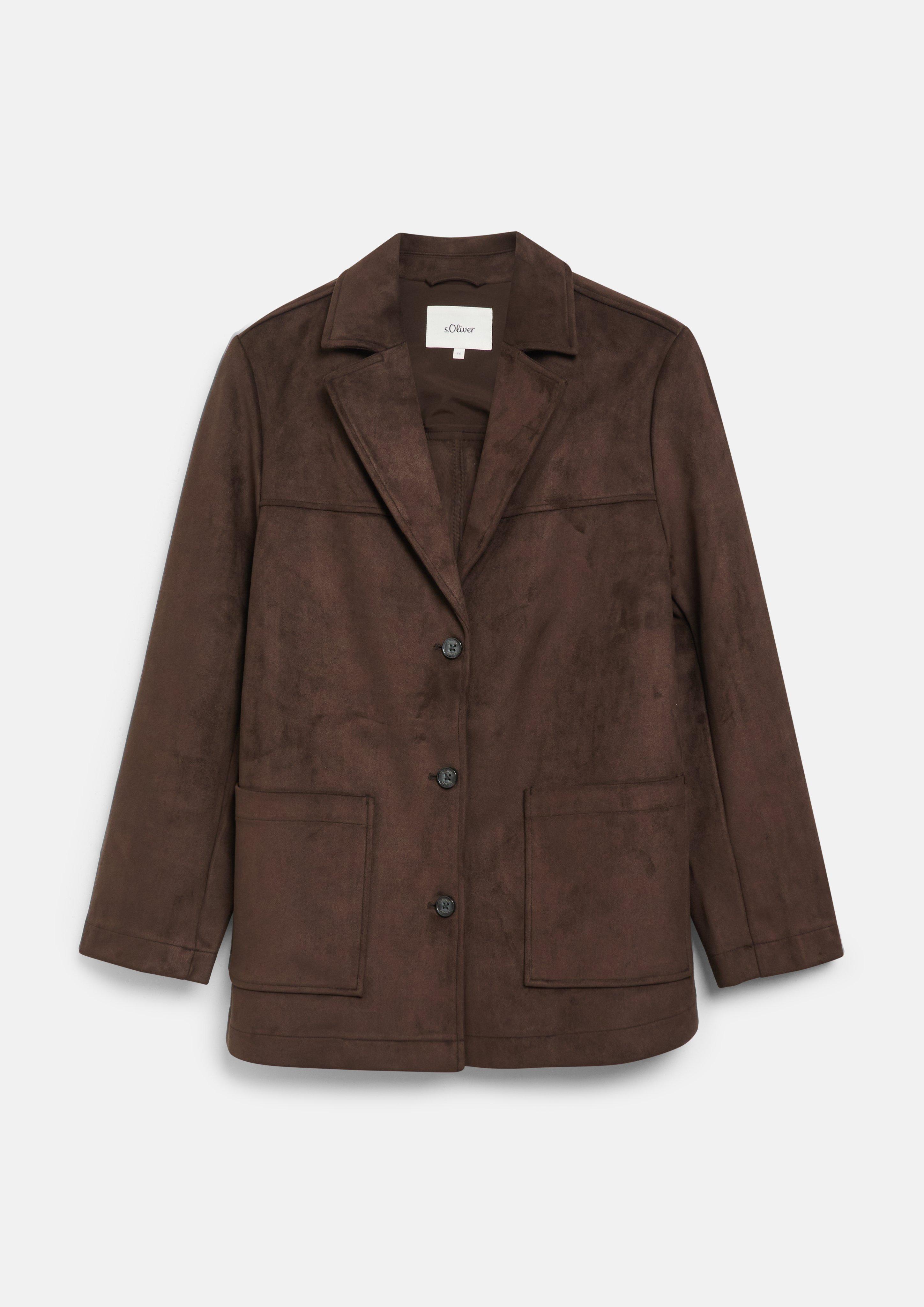 Damen Indoor-Jacke in dunkelbraun von s.Oliver CURVE