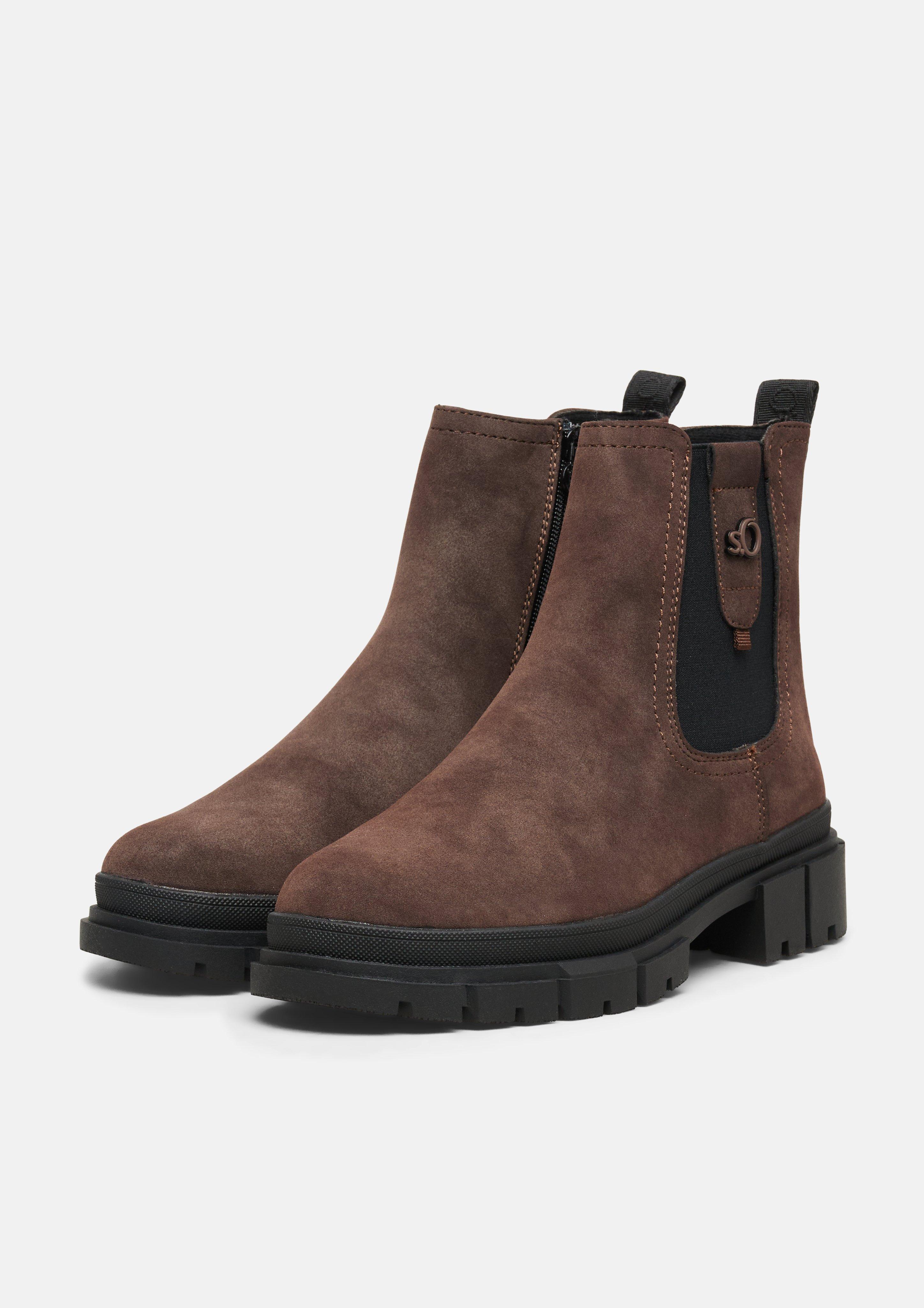Femmes Bottines Chelsea en brun de s.Oliver