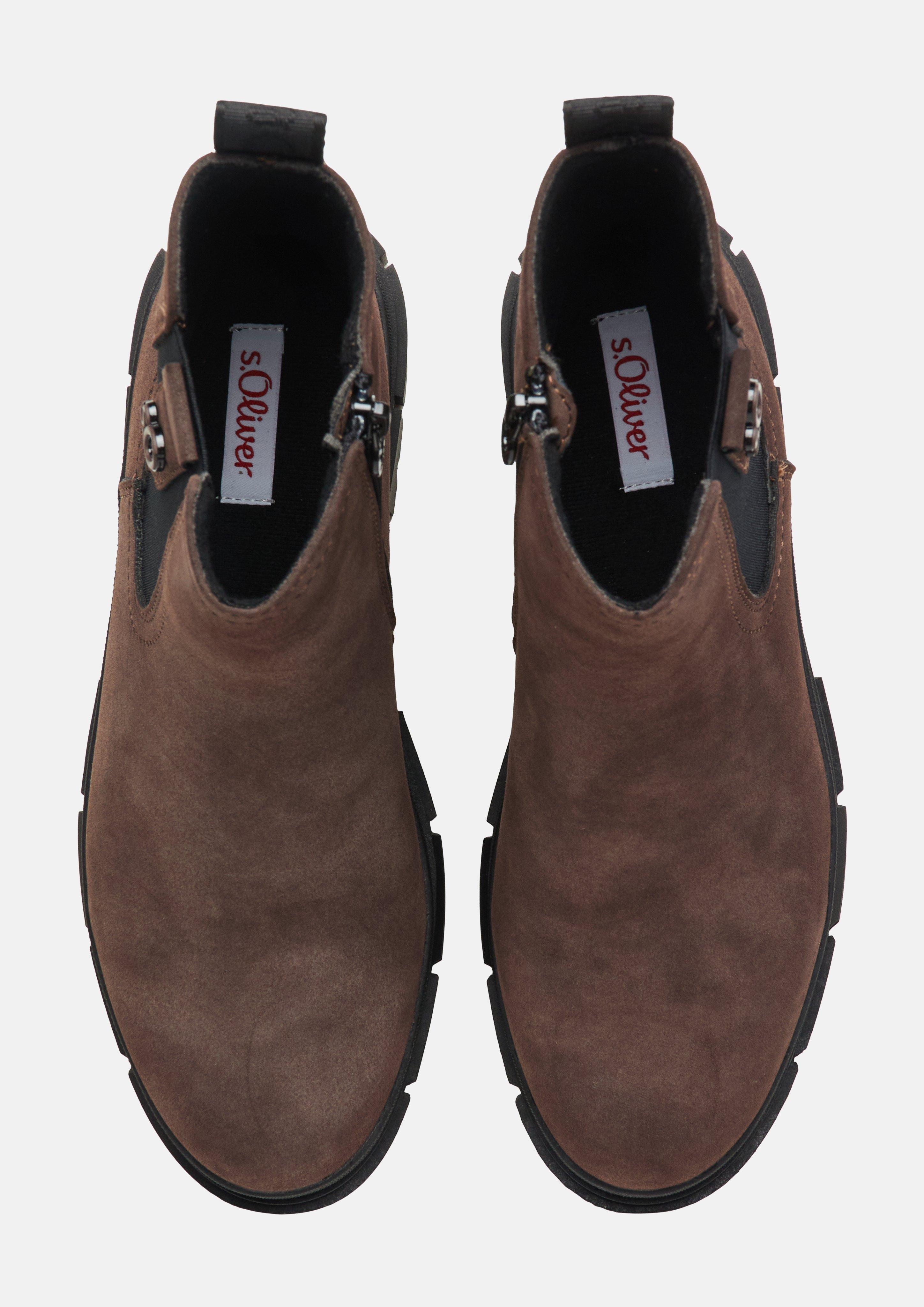 Femmes Bottines Chelsea en brun de s.Oliver