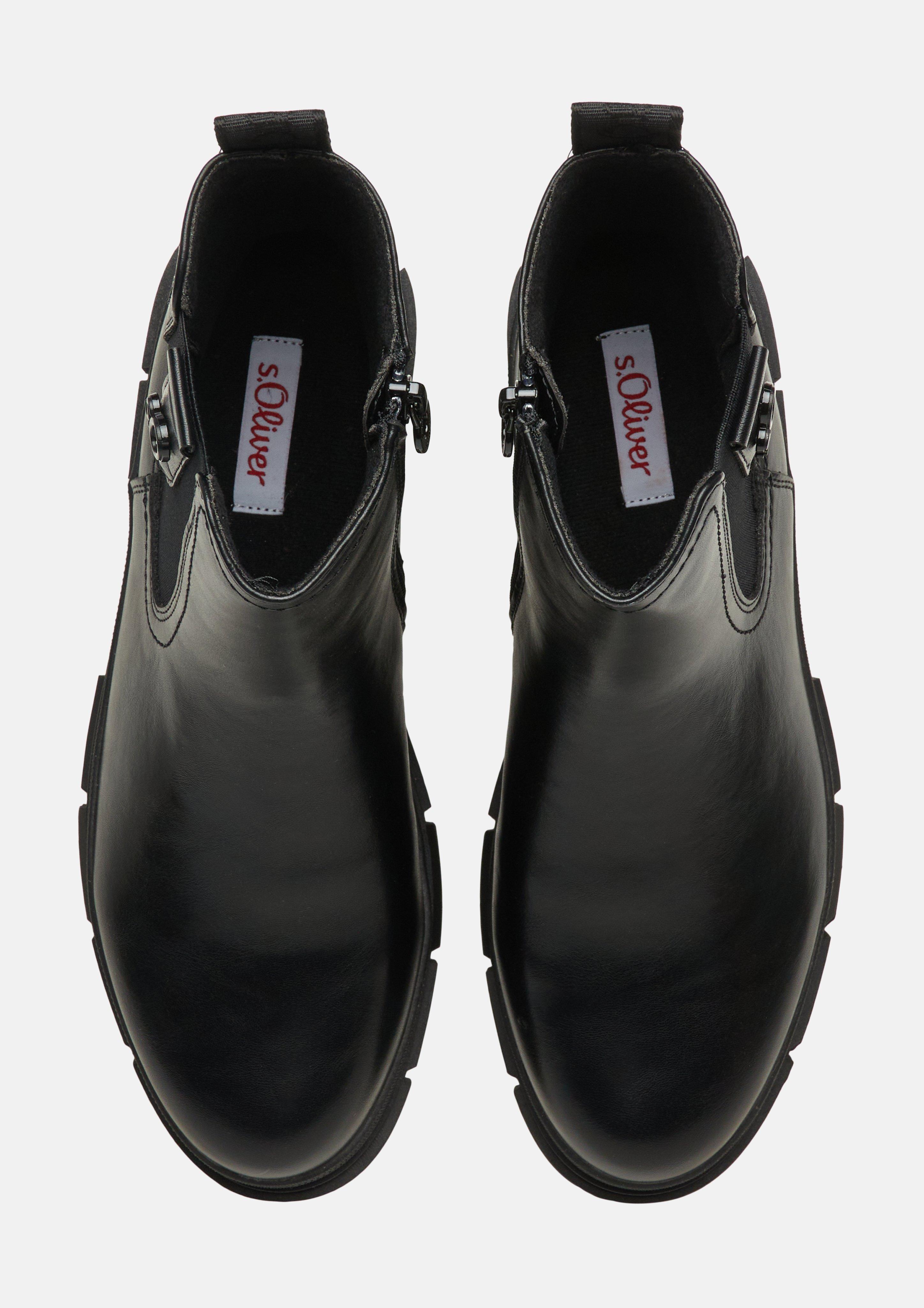 Femmes Bottines Chelsea en noir de s.Oliver