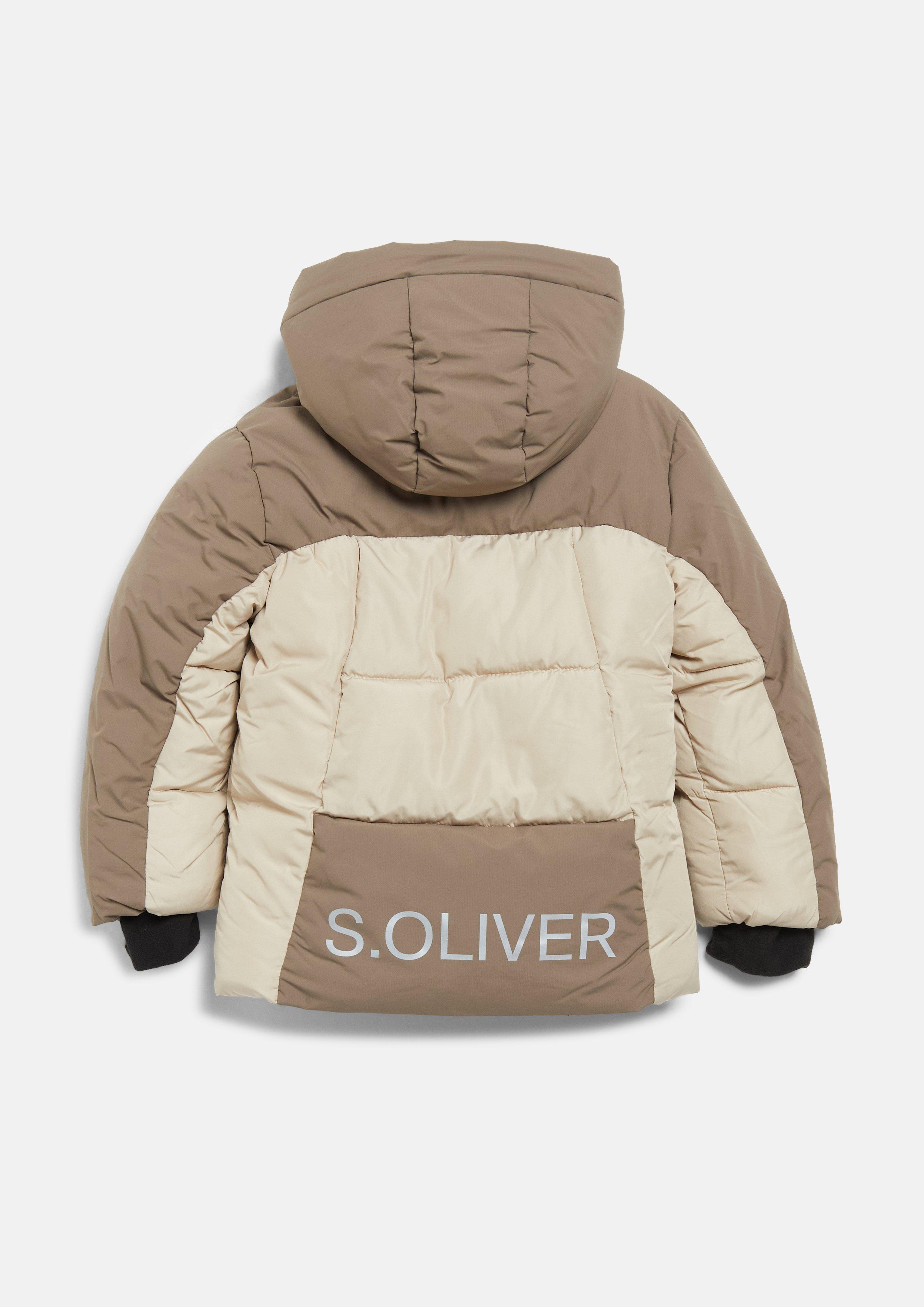 Junior Outdoor Buitenjas in beige van s.Oliver
