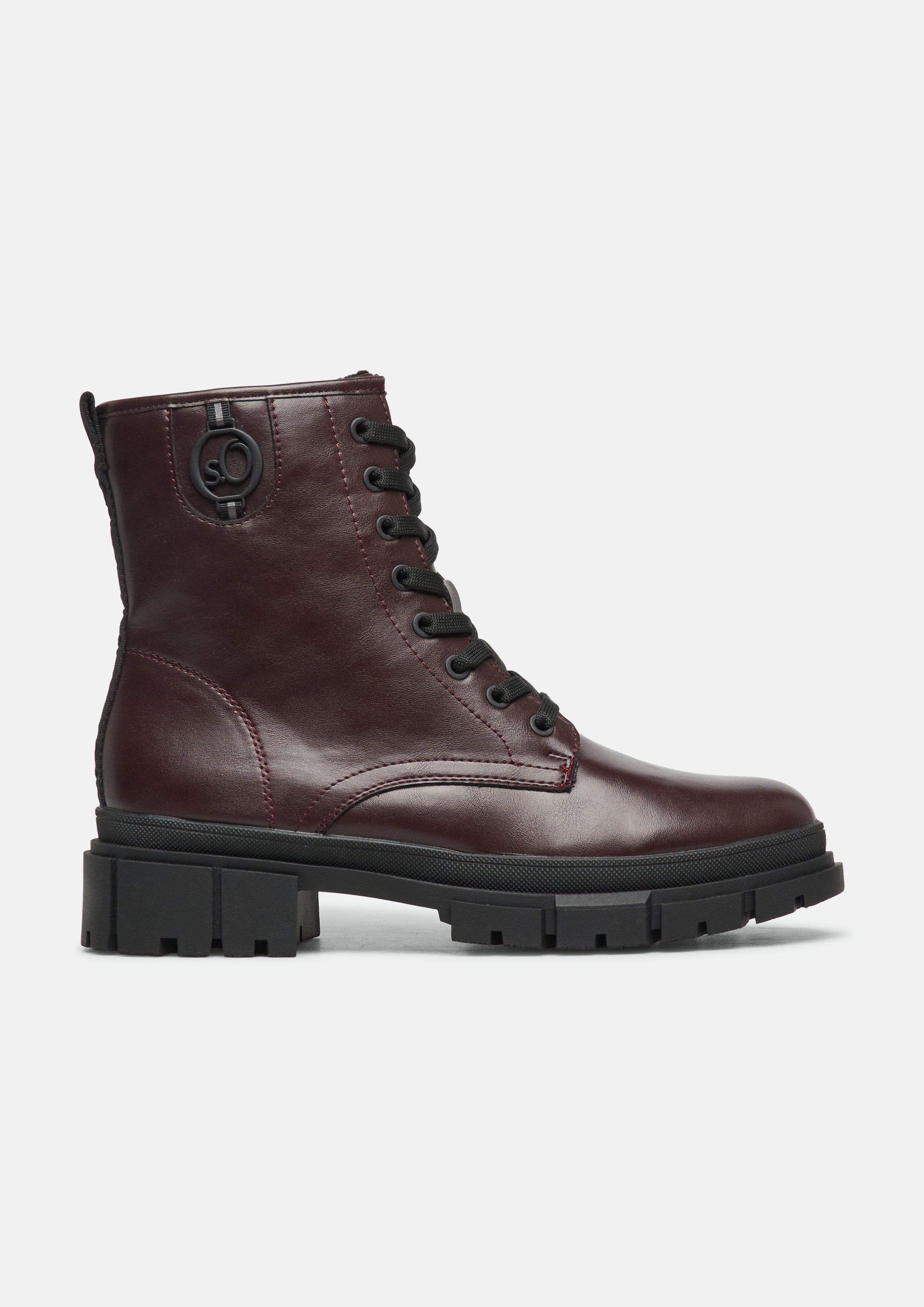 Bottes en bordeaux de s.Oliver