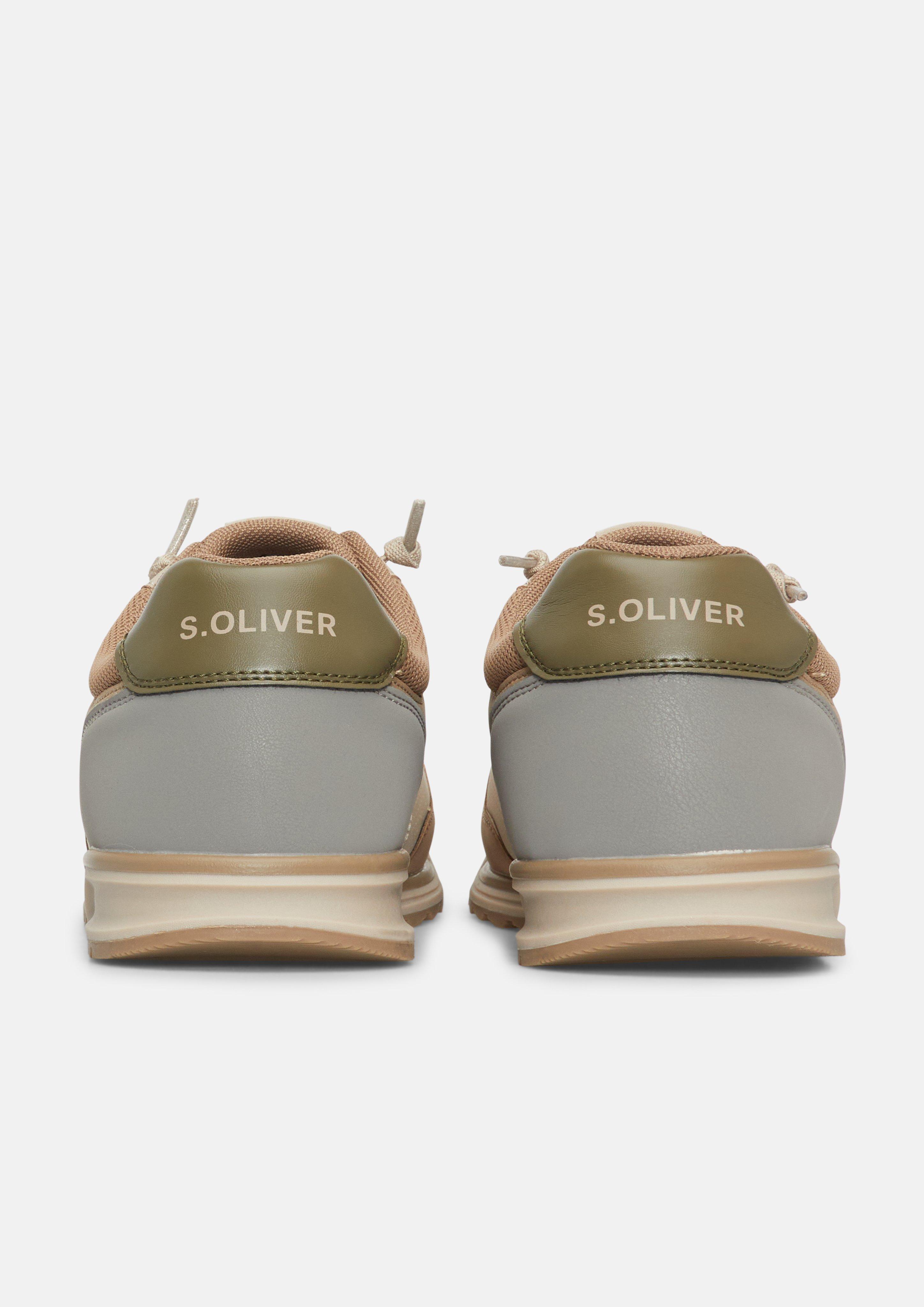 Heren Sneaker in beige van s.Oliver
