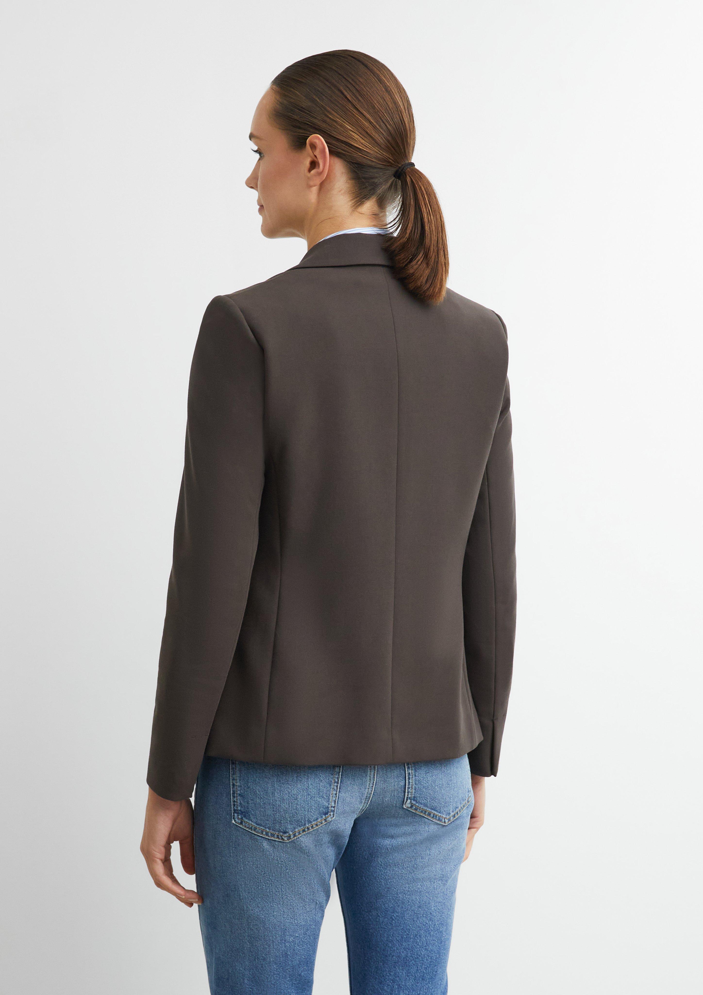 Blazer aus Viskosemix in braun von COMMA